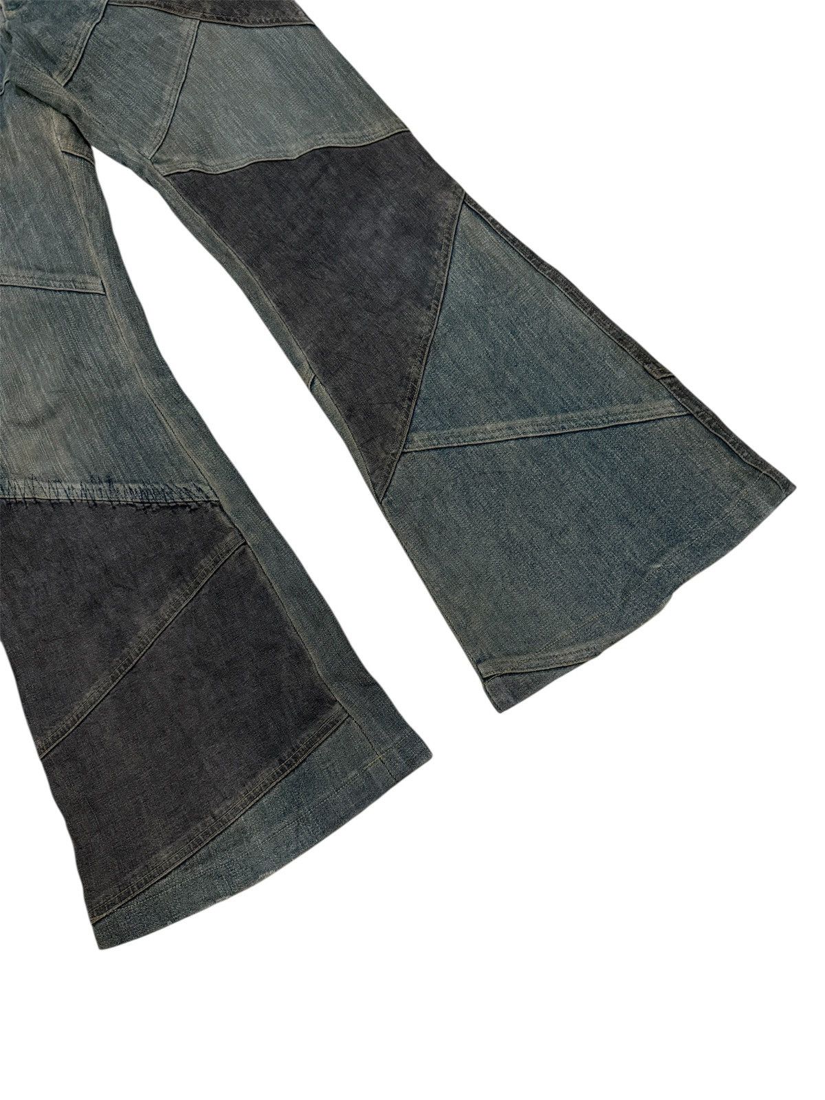 Tornado Mart TORNADO MART BOOTCUT PATCHWORK STYLE JEANS Size US 32 / EU 48 - 5 Thumbnail