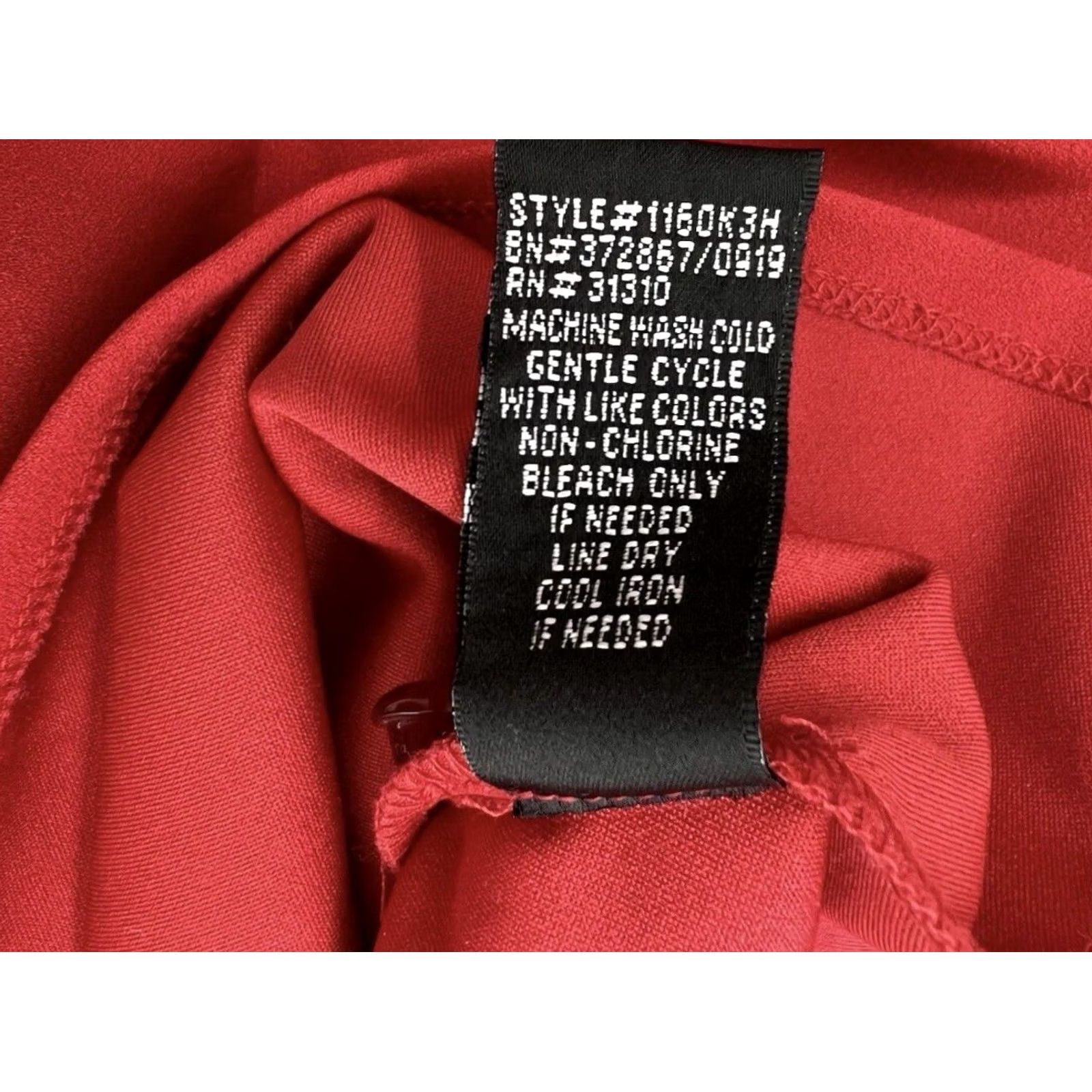 Vintage BCX Dress Juniors Dress Size 1 Red Halter Top Scallop Cut Dress Sleeveless Women's Minimalist A-Line Short Solid Red BCX Dress Boys Girls Mens Womens Size XS / US 0-2 / IT 36-38 - 5 Thumbnail