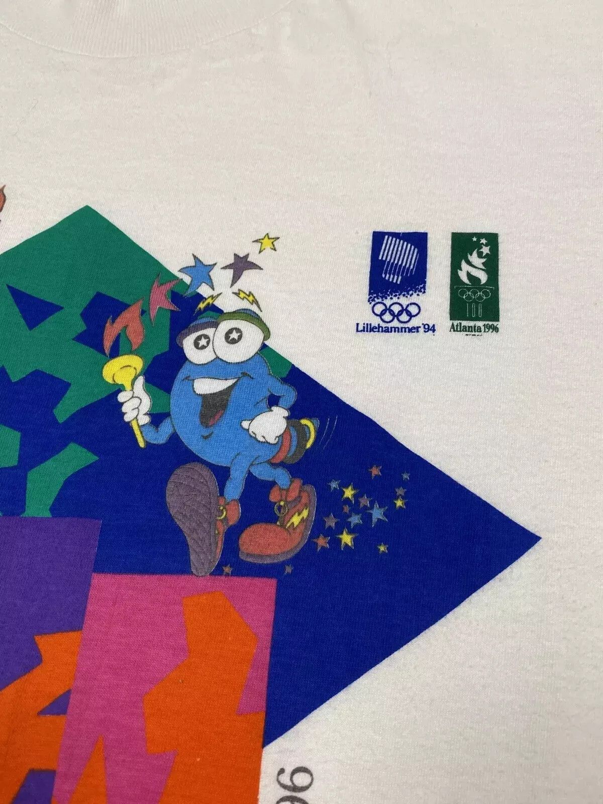 Vintage VINTAGE 1990s ATLANTA OLYMPIC 1996 TEE SHIRT OLYMPIC GAMES Size US M / EU 48-50 / 2 - 7 Thumbnail