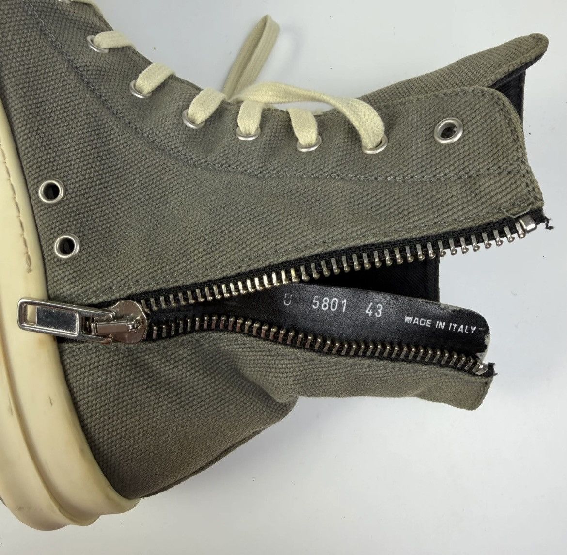 Rick Owens Rick Owens Ramones Grey Size US 10 / EU 43 - 7 Thumbnail