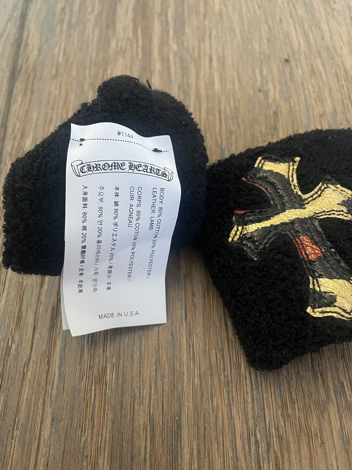 Chrome Hearts Chrome Hearts Cheetah Patch Sweatband/Wristband Size ONE SIZE - 3 Thumbnail