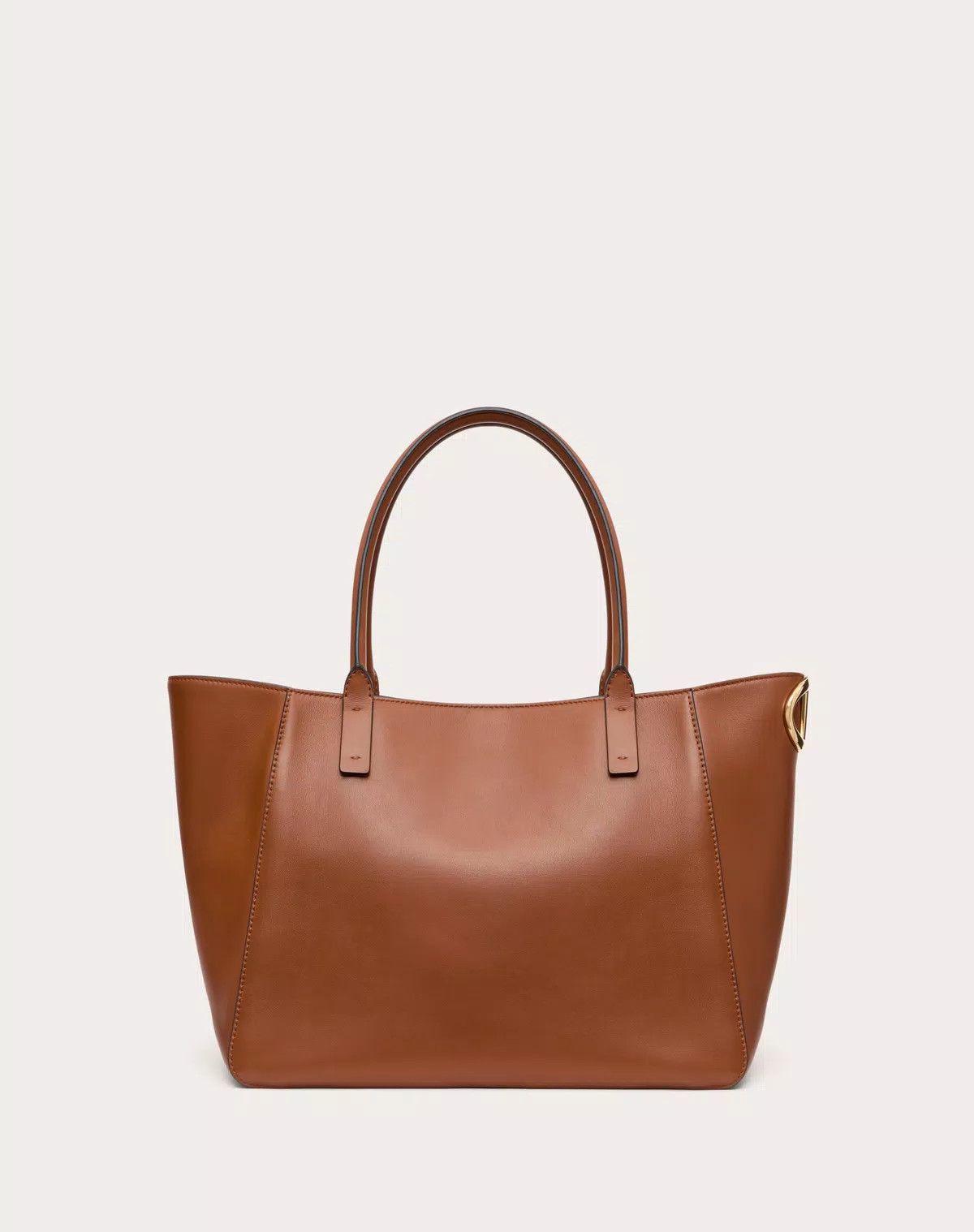 Valentino oc11z0725 Size:OS/Shopping Bag In Nappa Calfskin in Brown Size ONE SIZE - 3 Thumbnail