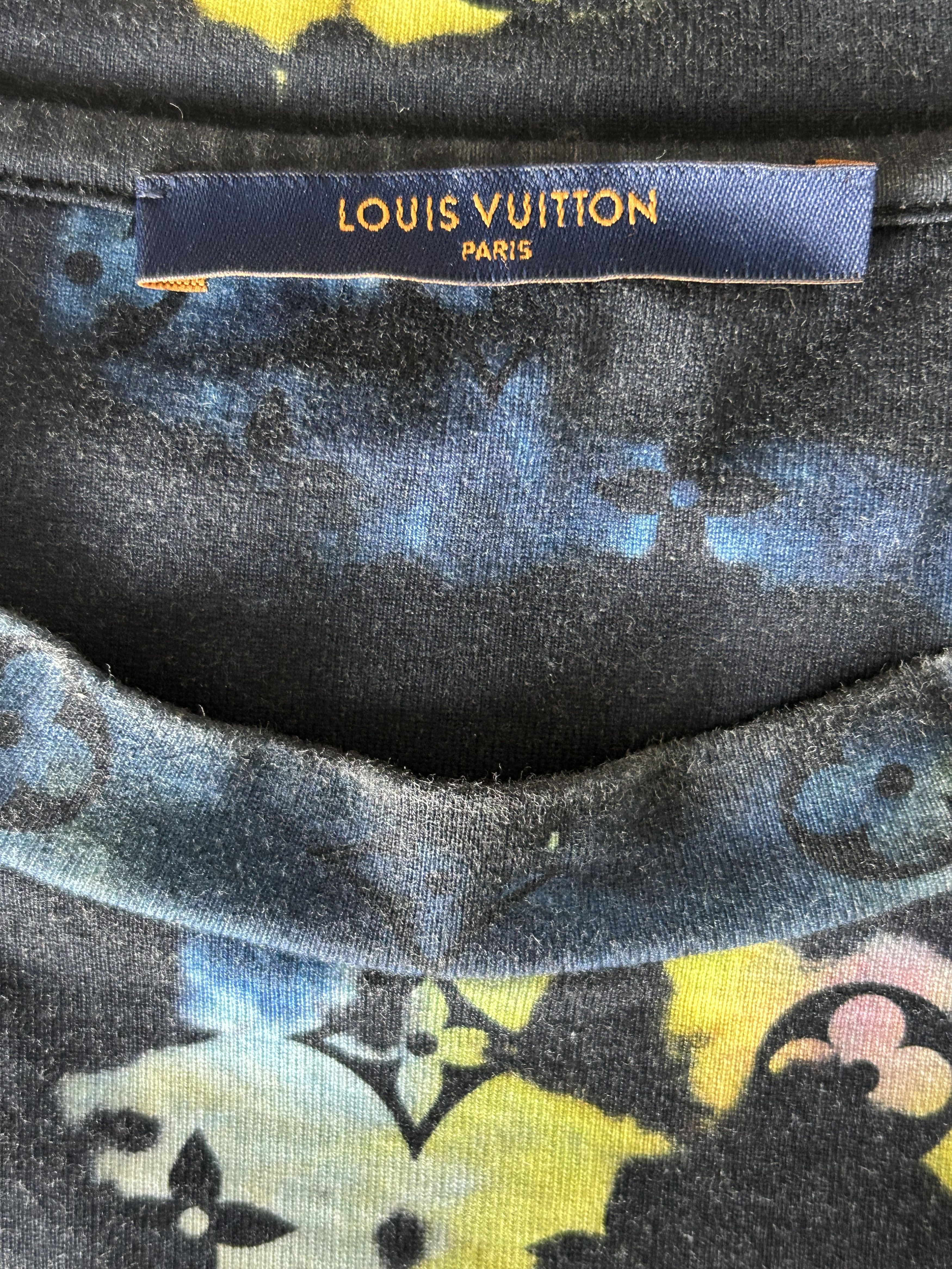 Louis Vuitton Louis Vuitton Navy Tie-Dye Camo Monogram T-Shirt Size US XL / EU 56 / 4 - 3 Thumbnail