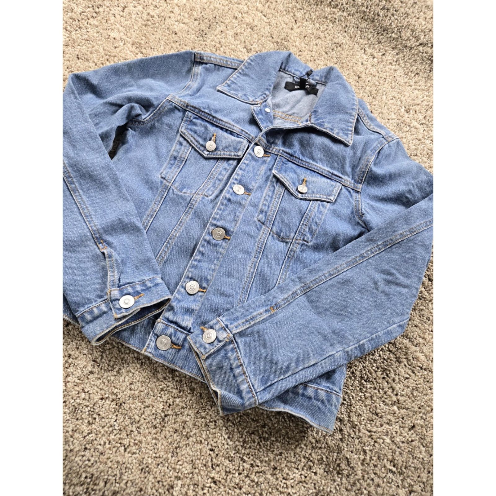 Hudson Hudson Los Angeles Jacket Womens S/M Blue Denim Collared Pockets Button Size S / US 4 / IT 40 - 2 Thumbnail