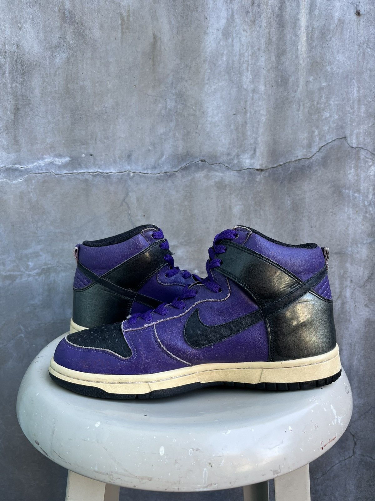 Nike 2010 Womens Dunk Hi Purple Size US 8.5 / IT 38.5 - 6 Thumbnail