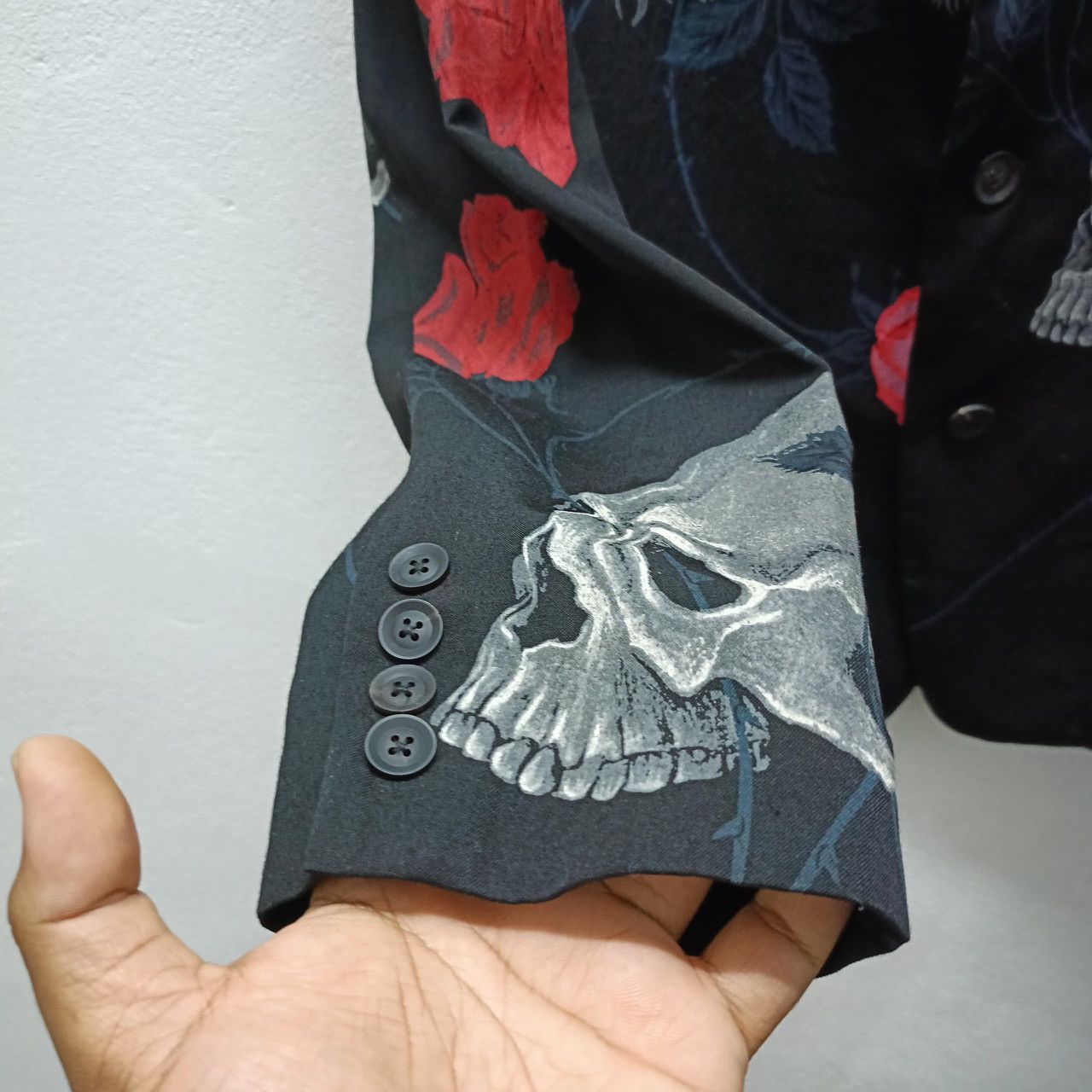 Vintage × Yohji Yamamoto Fall 2014 Yohji Yamamoto Skull Blazer Size 38R - 3 Thumbnail