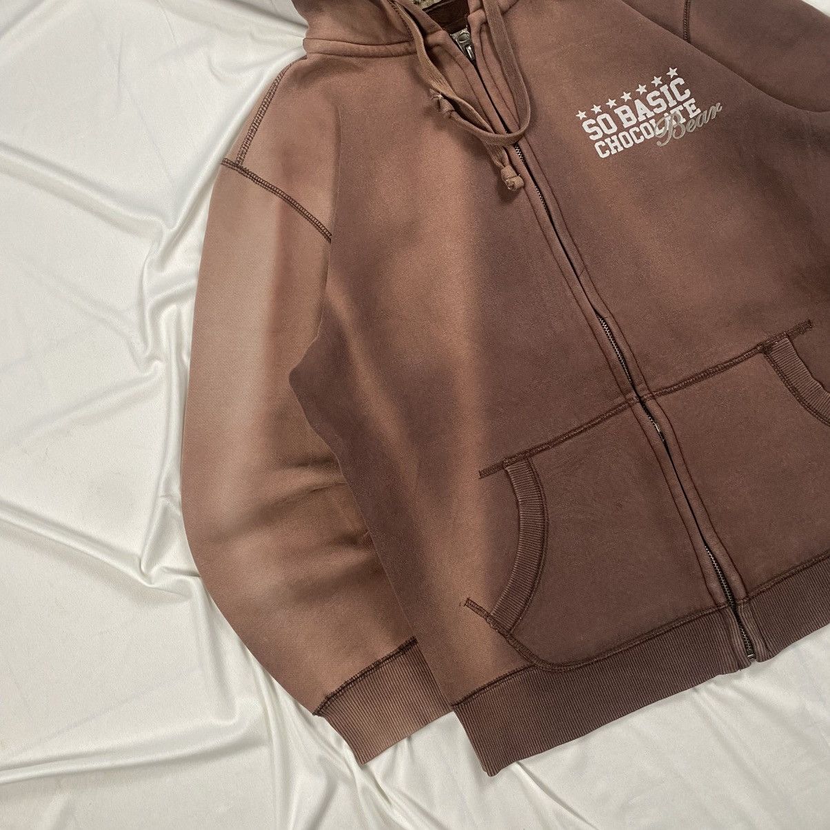 Japanese Brand y2k Chocolate Bears Fur Sunfaded Hooded Size US S / EU 44-46 / 1 - 3 Thumbnail