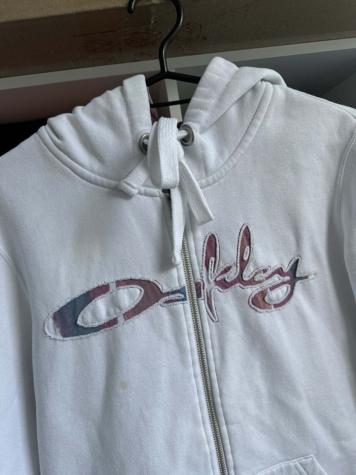 Oakley 🔥VINTAGE OAKLEY Y2K ZIP UP HOODIE🔥 Size US S / EU 44-46 / 1 - 2 Thumbnail