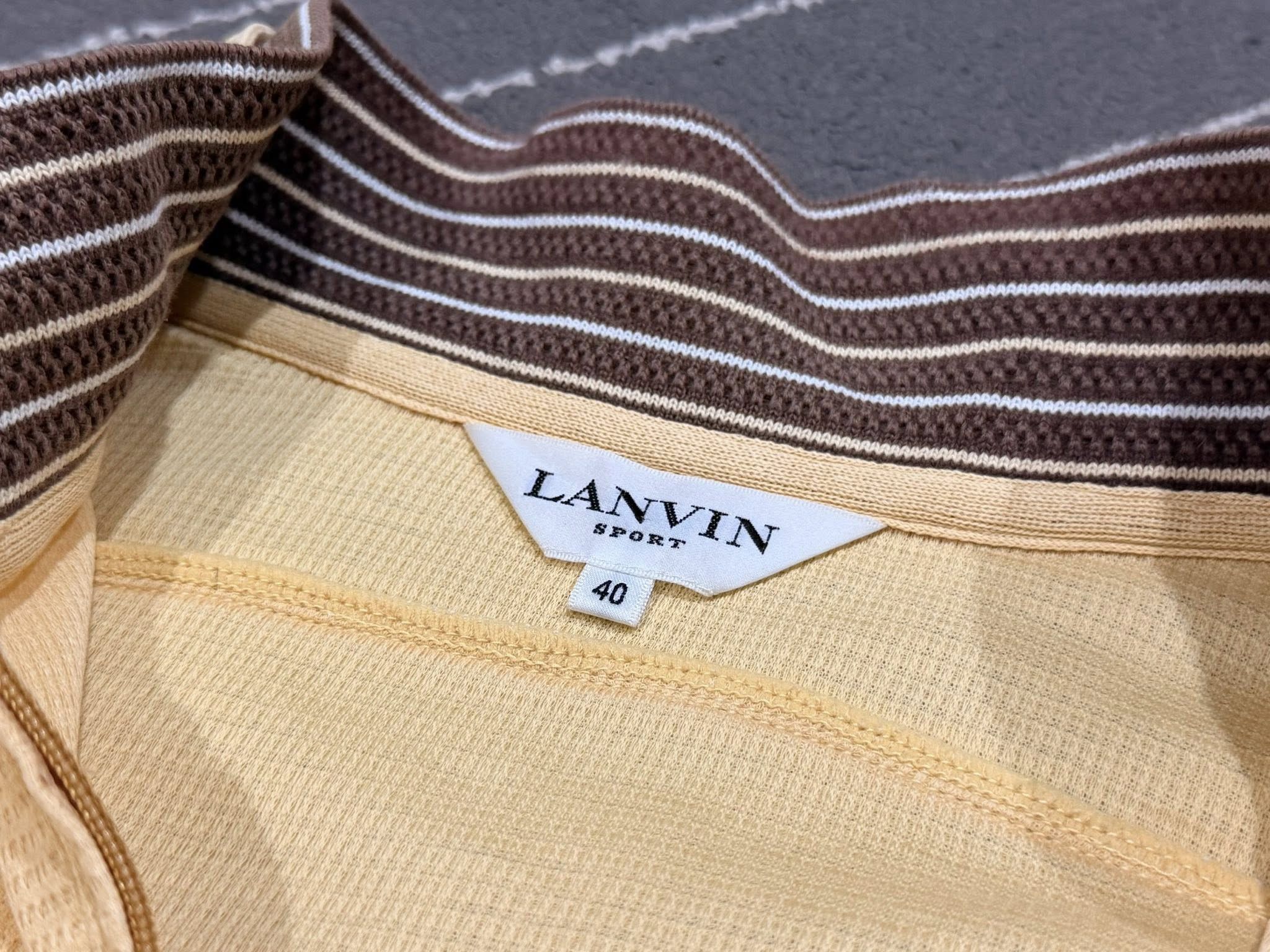 Lanvin Vintage LANVIN SPORT LS t shirt S 2227 Size S / US 4 / IT 40 - 9 Thumbnail