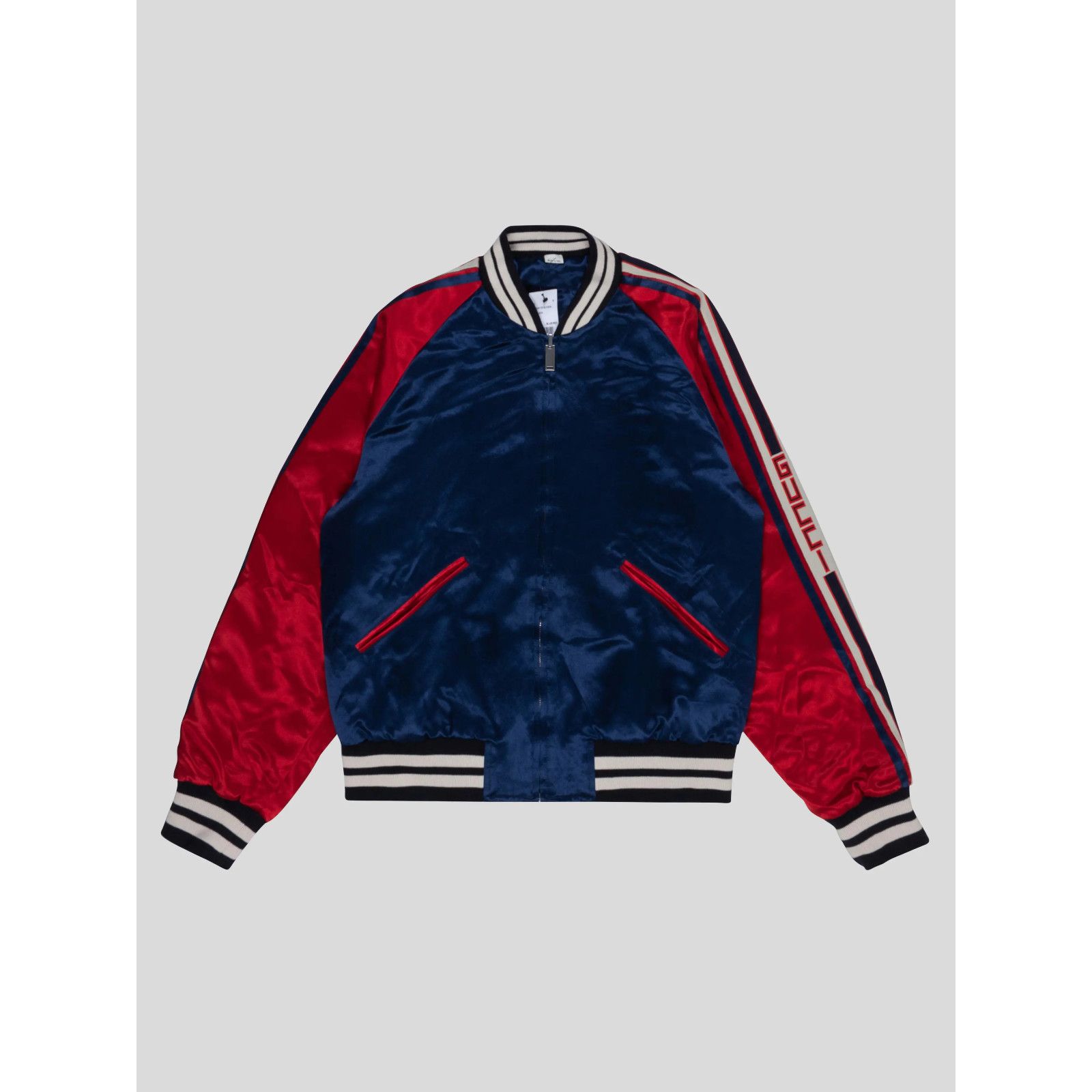 Gucci Gucci Silk Acetate Reversible Bomber Souvenir Jacket 48 Size US M / EU 48-50 / 2 - 9 Thumbnail