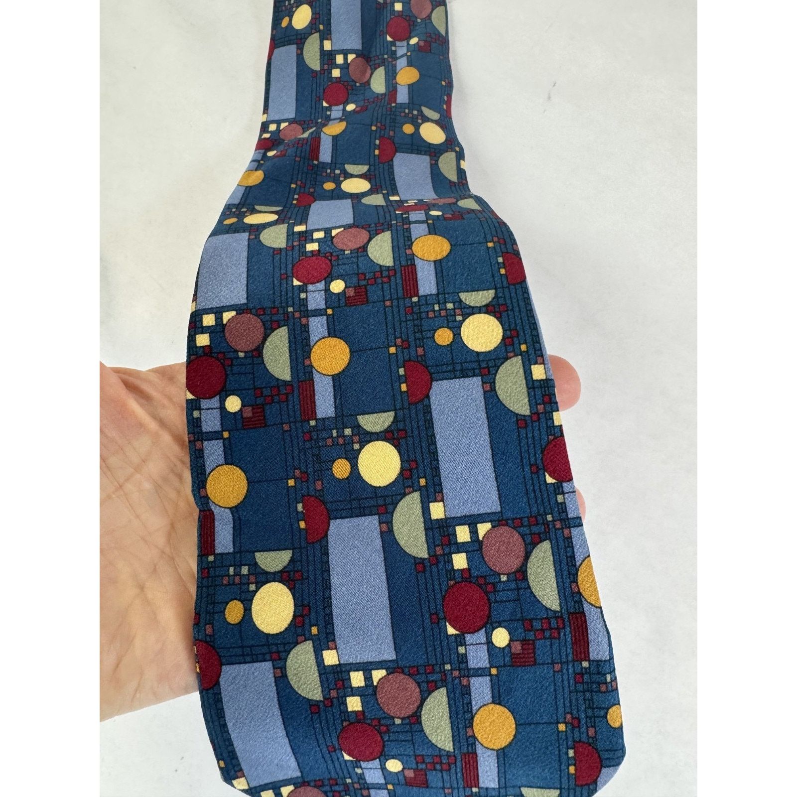 Other VTG Frank Lloyd Wright Tie 100% Silk Made Italy Confetti Size ONE SIZE - 1 Thumbnail
