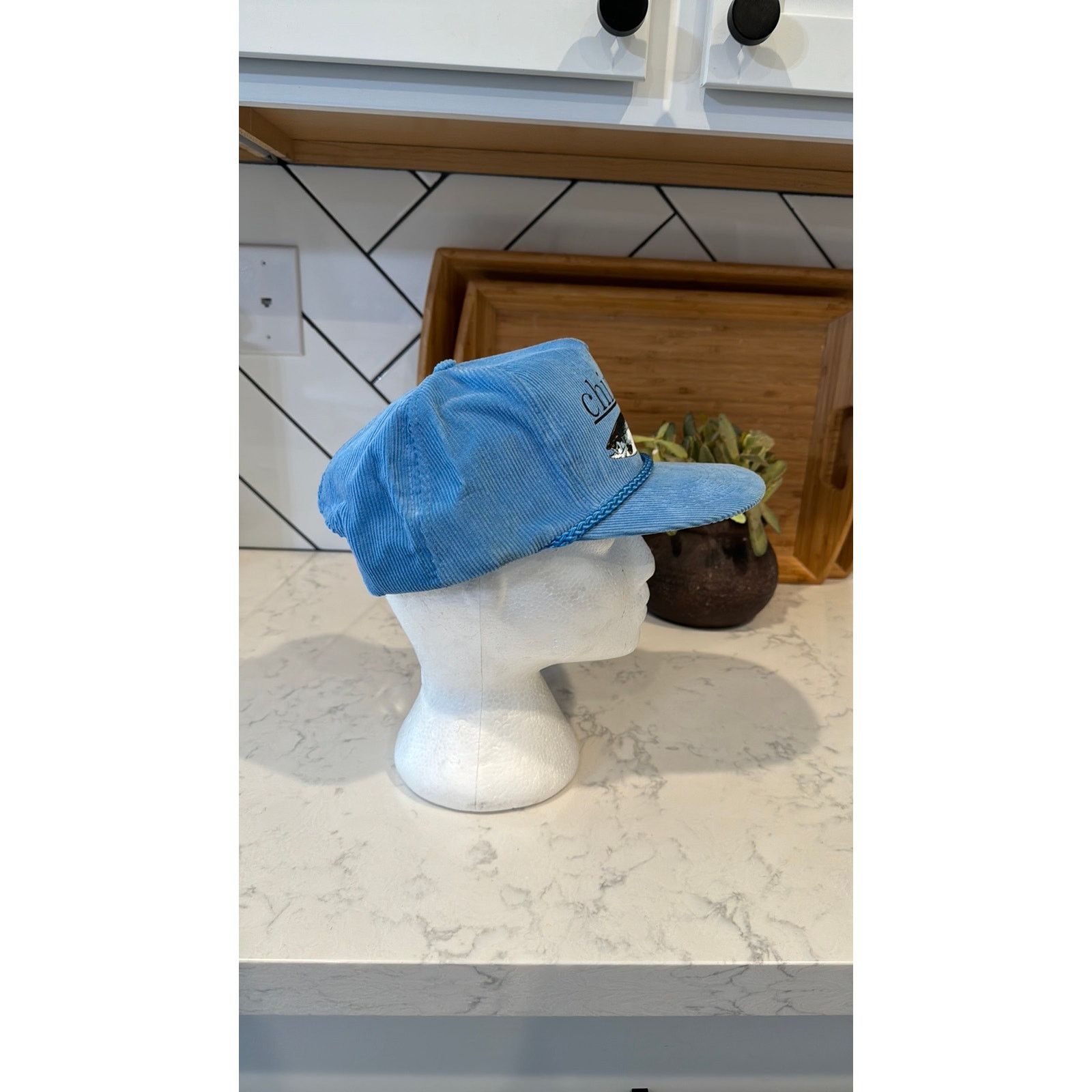 Other Vintage Chinook Salomon corduroy SnapBack light blue OS 80s Size ONE SIZE - 3 Thumbnail