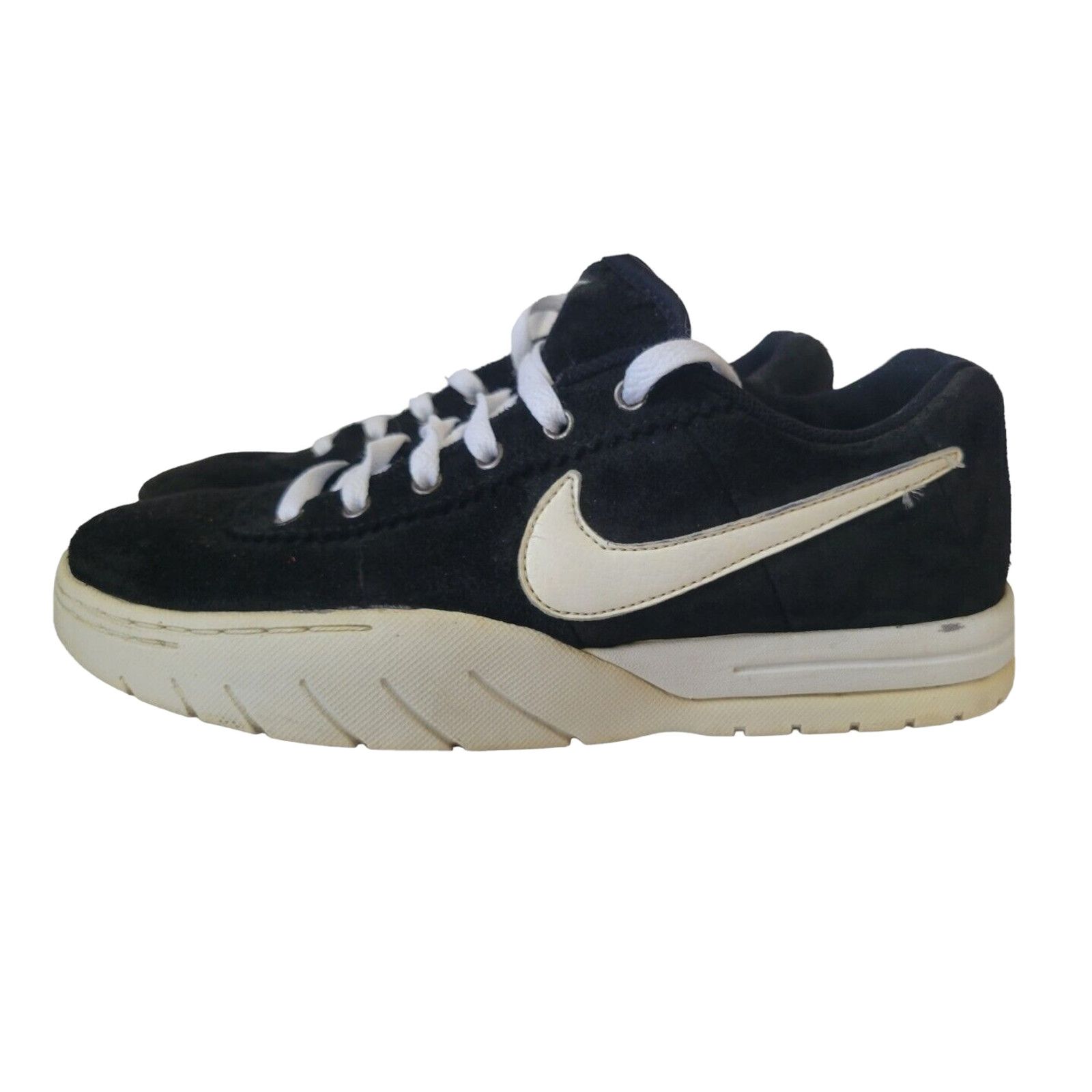 Nike Nike Black White Suede Men's Sneaker Shoes Size 9 Size US 9 / EU 42 - 1 Thumbnail
