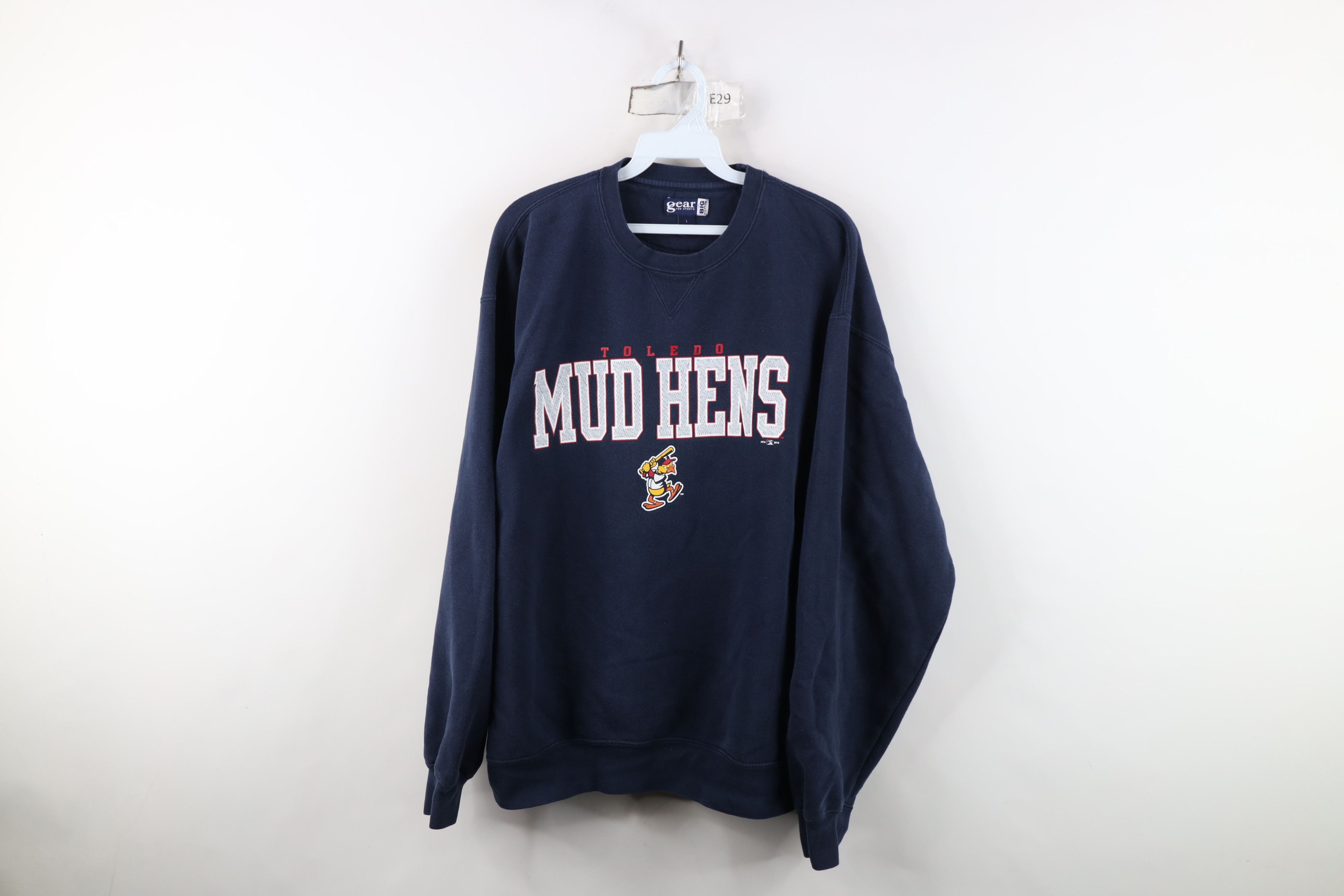 Vintage Y2K League Baseball Toledo Mud Hens Crewneck Sweatshirt Size US L / EU 52-54 / 3 - 1 Thumbnail