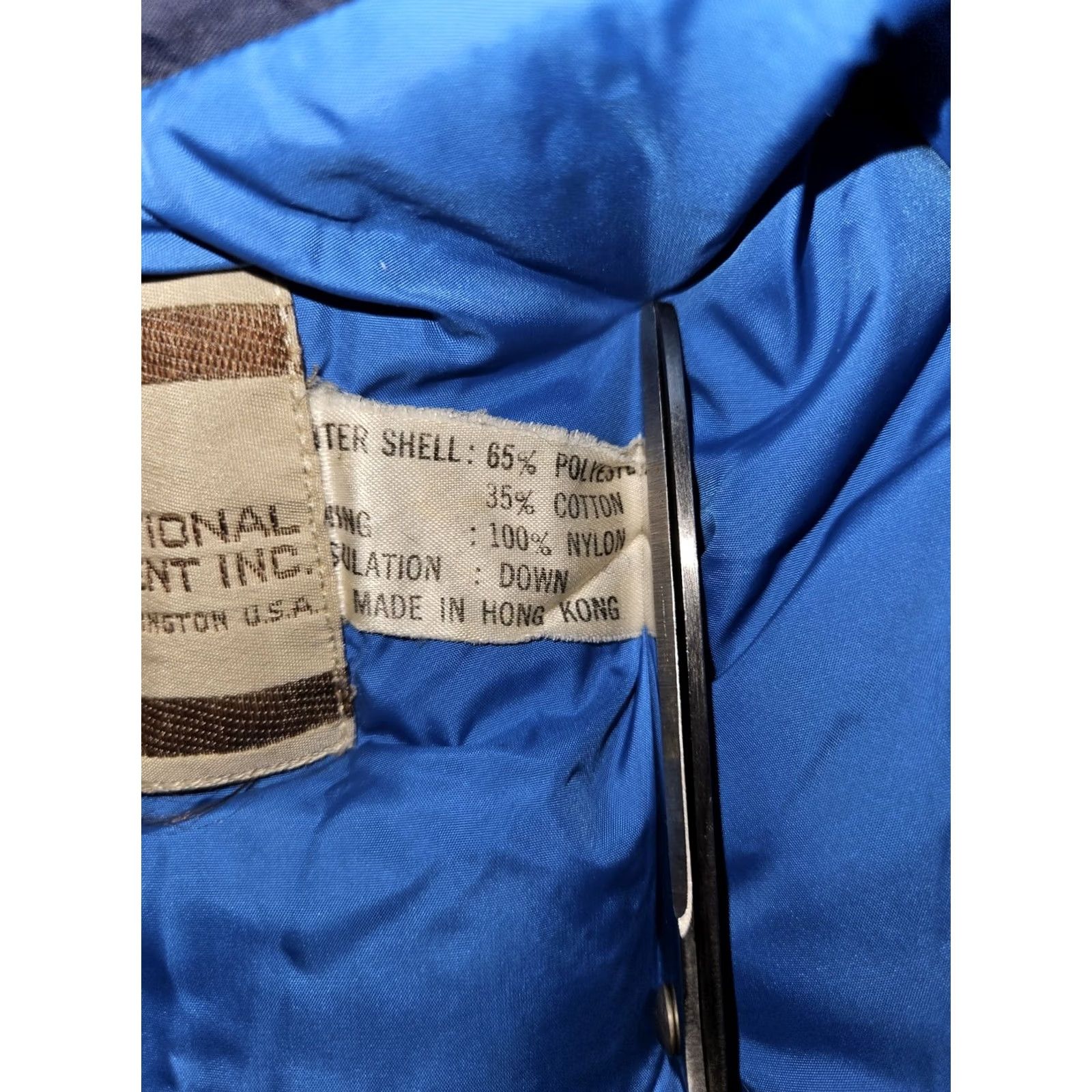 Vintage VINTAGE REI Down Puffer Jacket Mens Medium Blue Insulated Winter Coat Hiking 80s Size US M / EU 48-50 / 2 - 4 Thumbnail
