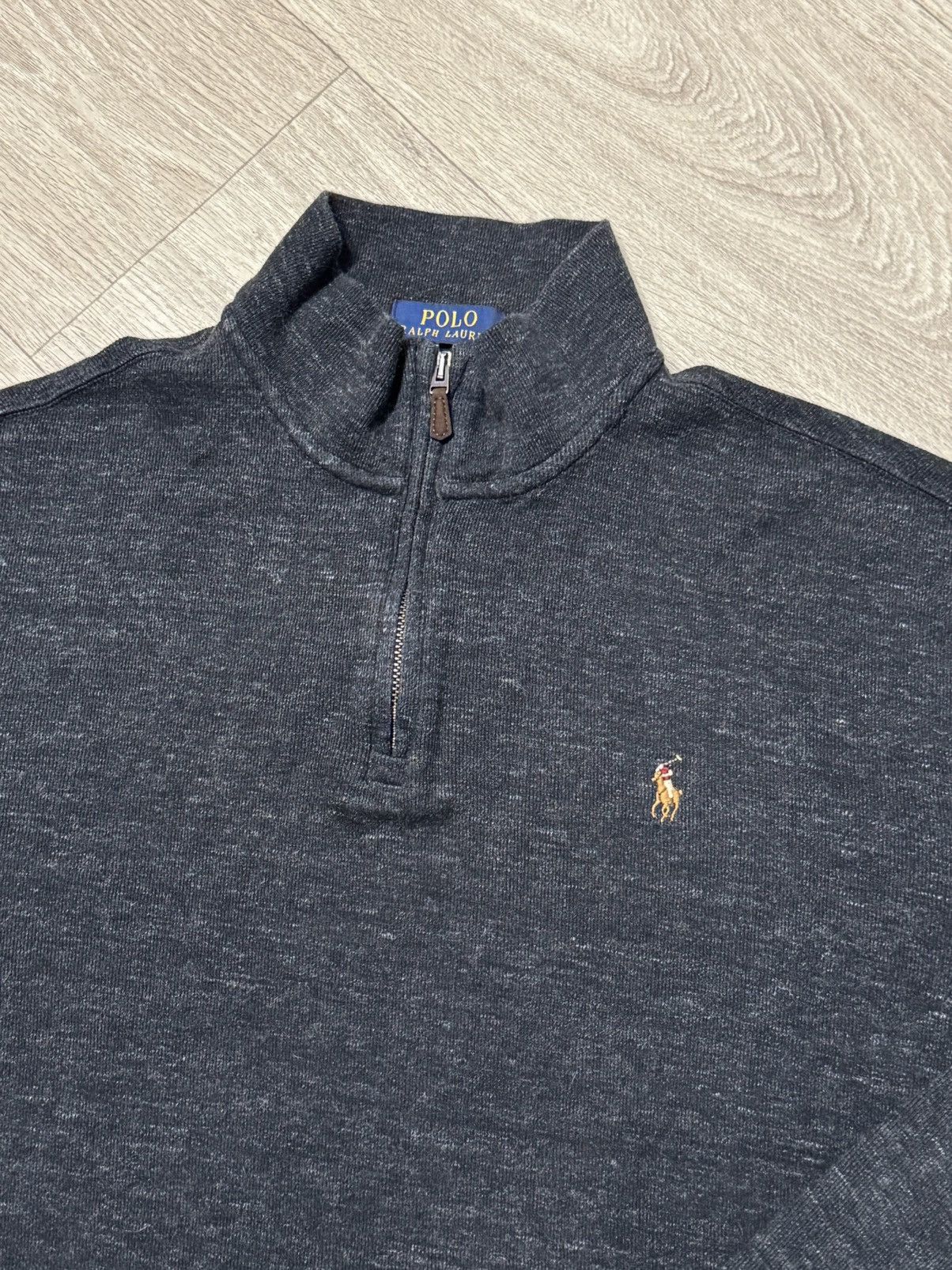 Polo Ralph Lauren 🔷Vintage Polo Ralph Lauren Old Money 1/4 Zip Sweatshirt🔷 Size US L / EU 52-54 / 3 - 3 Thumbnail