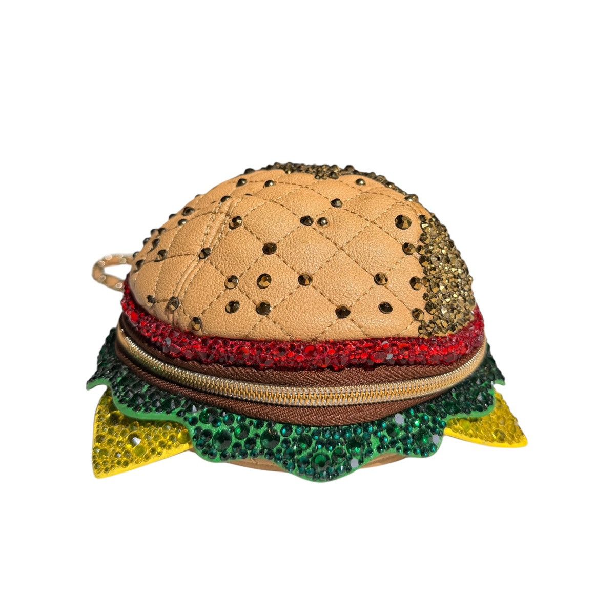 Betsey Johnson Crystal embellished hamburger bag Size ONE SIZE - 1 Thumbnail