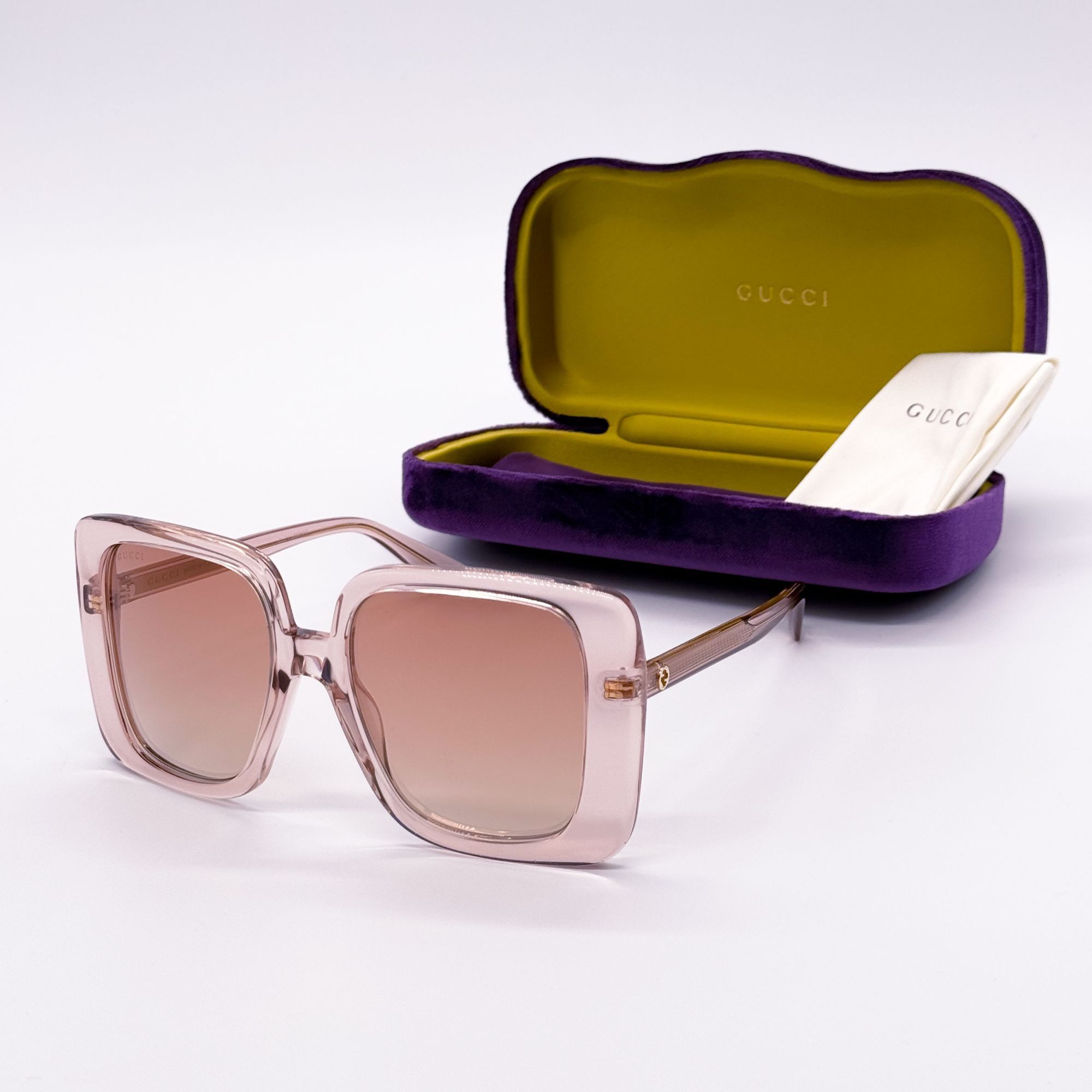 NEW GUCCI GG1314S 005 WOMEN BEIGE SQUARE SUNGLASSES GUCCI 61gzGpot73L._AC_UY1000_.jpg main image 4