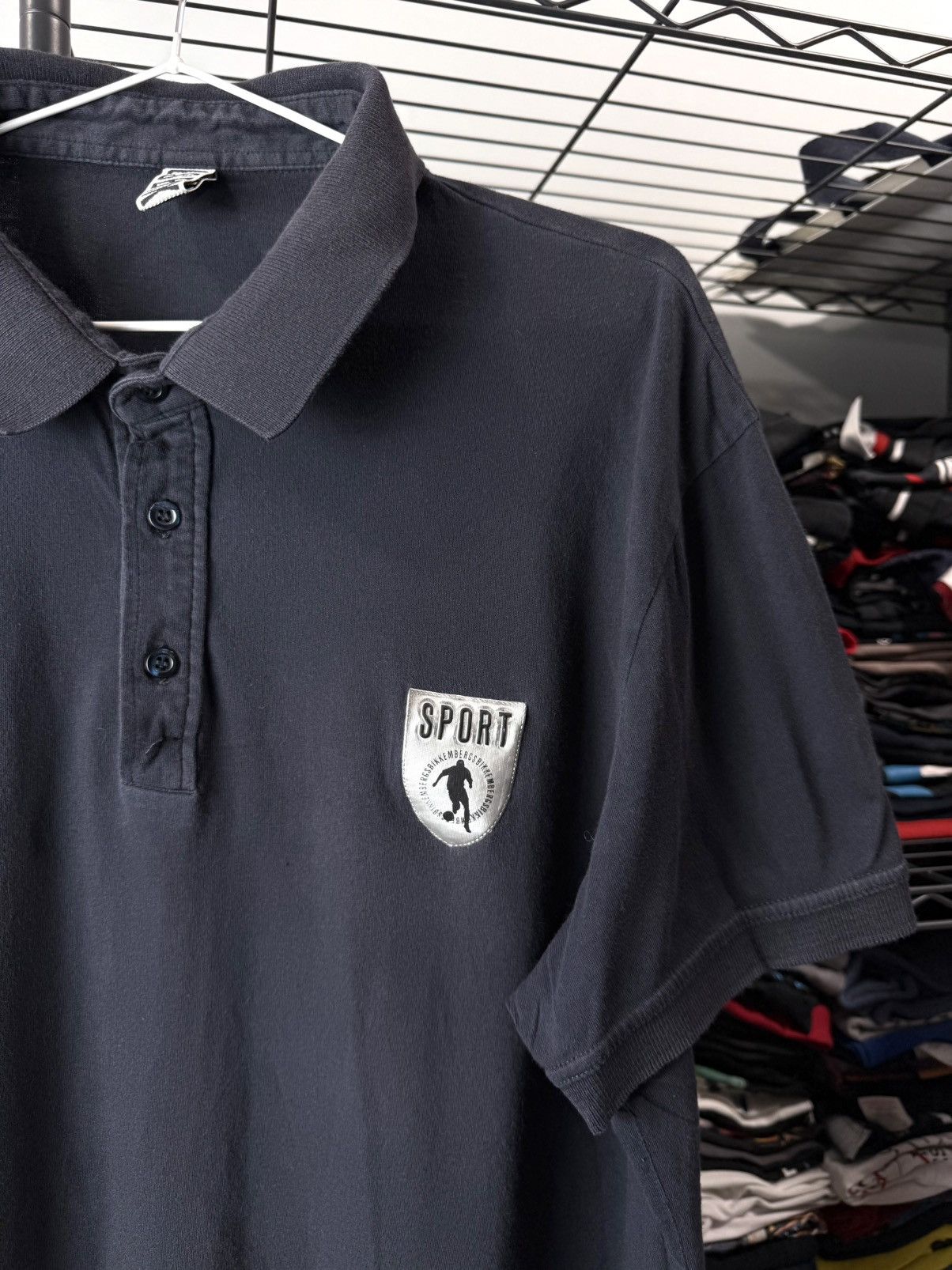 Dirk Bikkembergs Vintage Dirk Bikkembergs Polo Shirt Neil Barrett Size US XXL / EU 58 / 5 - 2 Thumbnail