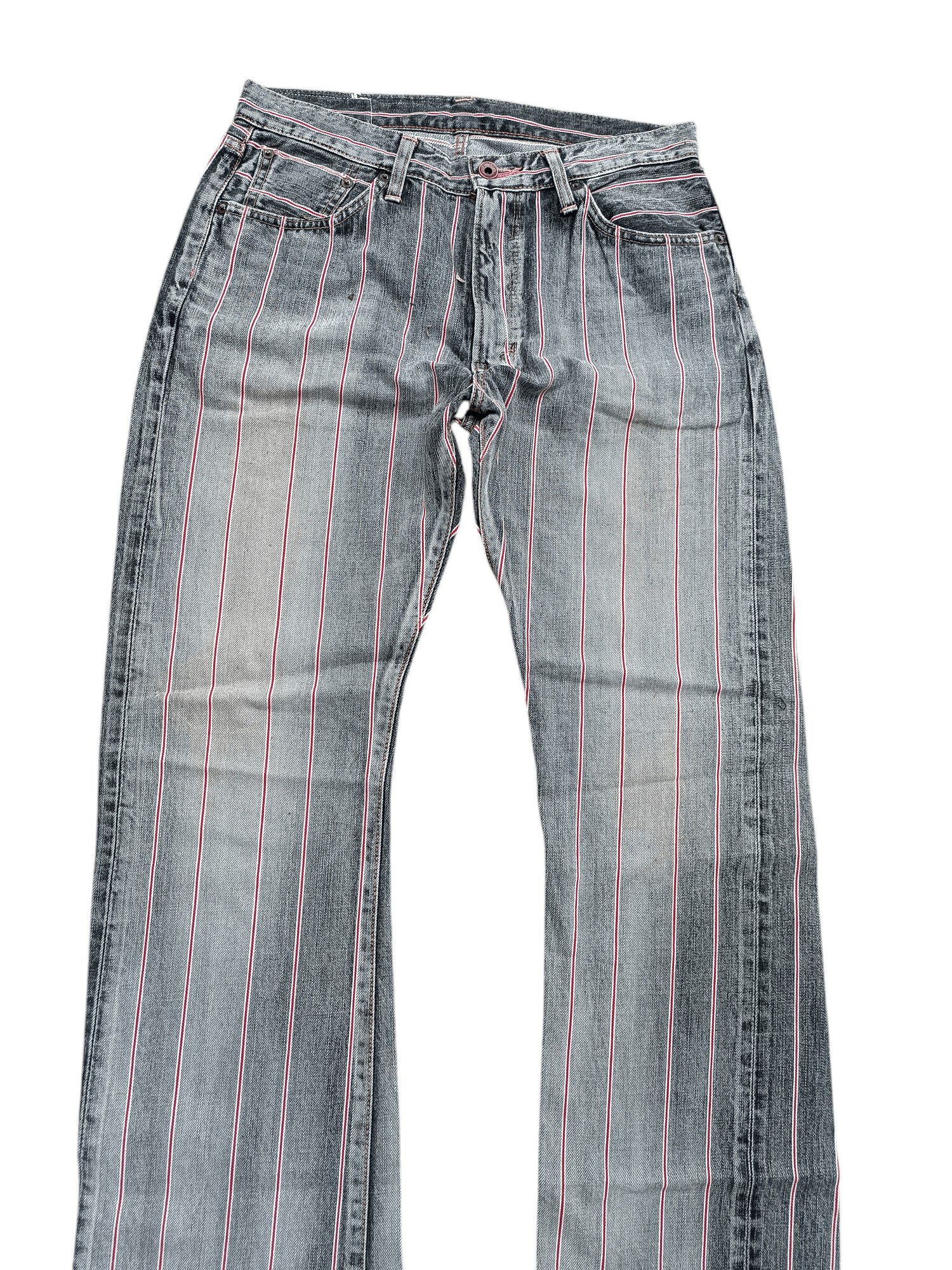 Edwin × Vintage Vintage Rare 🔥 FLARED Edwin 13oz Grand Blue Selvedge Denim Size US 30 / EU 46 - 7 Thumbnail