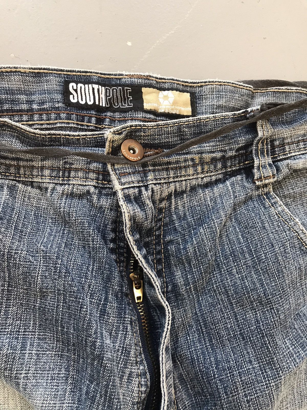 Southpole × Vintage Vintage Southpole brown tab straight fit denim Size US 36 / EU 52 - 7 Thumbnail