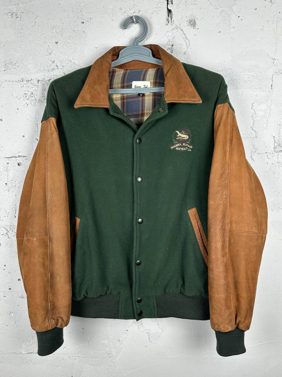 Vintage Vintage Made In Australia Trucker Varsity Jacket Leather Size US L / EU 52-54 / 3 - 1 Thumbnail