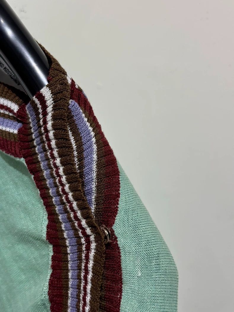 Kiko Kostadinov Kiko Kostadinov 23SS Ria Henley Knit Mint Green Size US L / EU 52-54 / 3 - 5 Thumbnail
