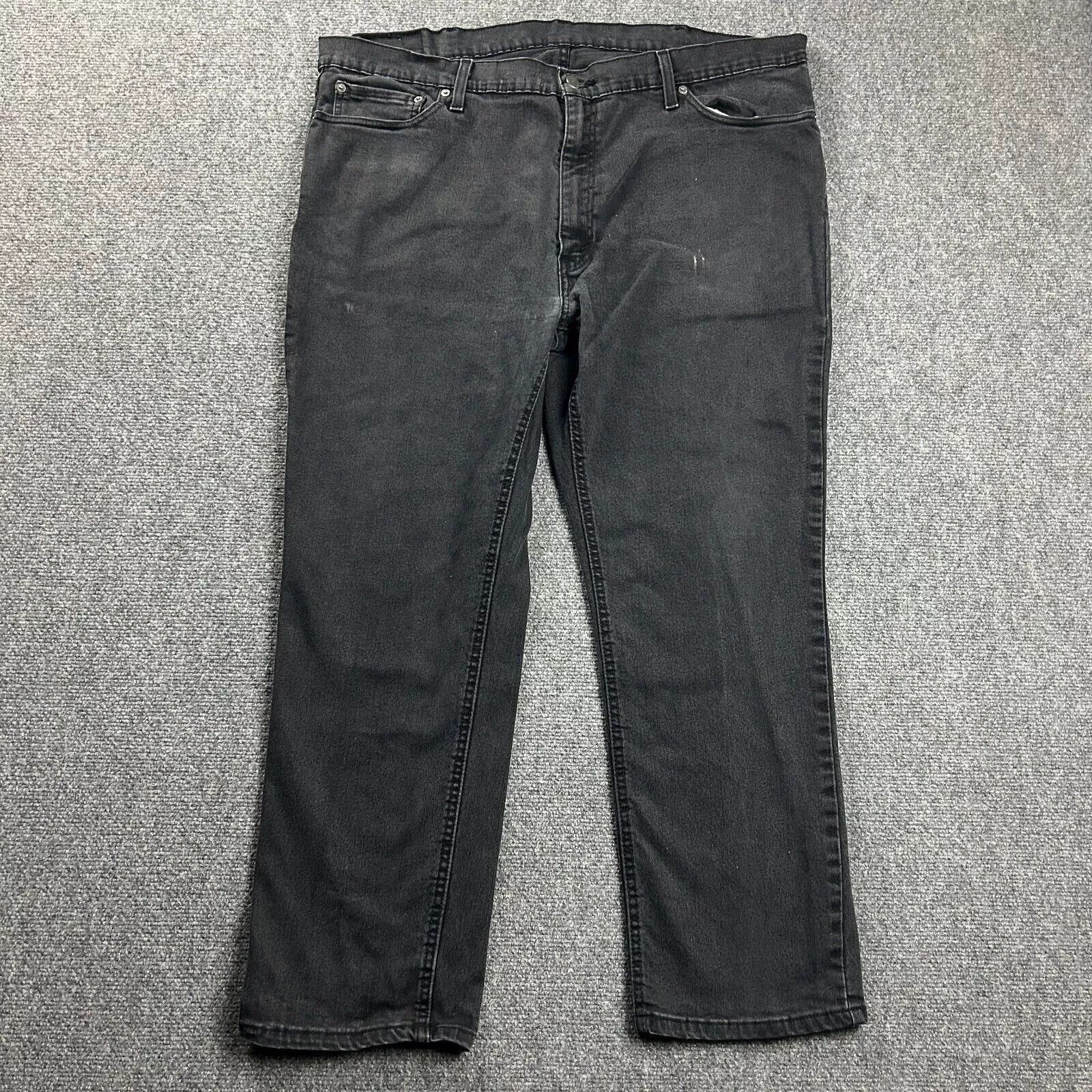 Levi's Levi's Jeans Mens 42x29 Black Denim 541 Skinny Distressed Size US 42 / EU 58 - 1 Thumbnail