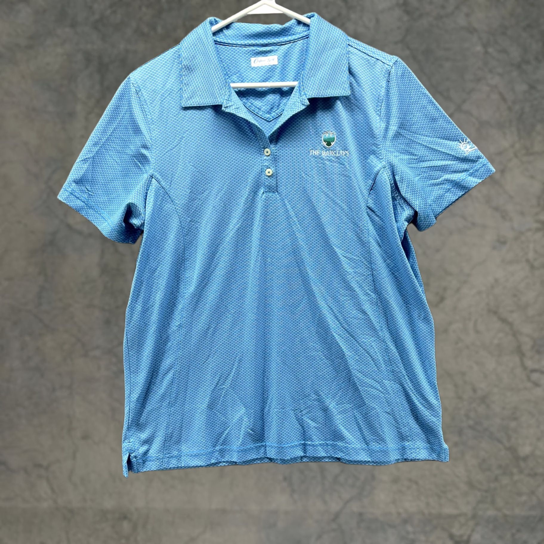 Superdry Oxford Golf Shirt Women Medium Blue The Barclays Super Dry Performance Polo Golf Size M / US 6-8 / IT 42-44 - 1 Thumbnail