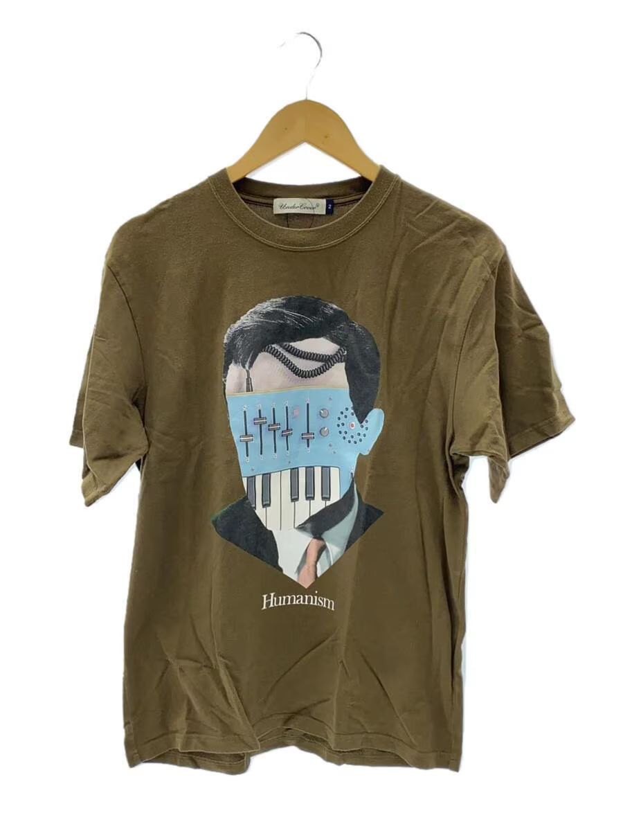 image of Undercover "humanism" Synthesizer Tee in Khaki, Men's (Size Medium)