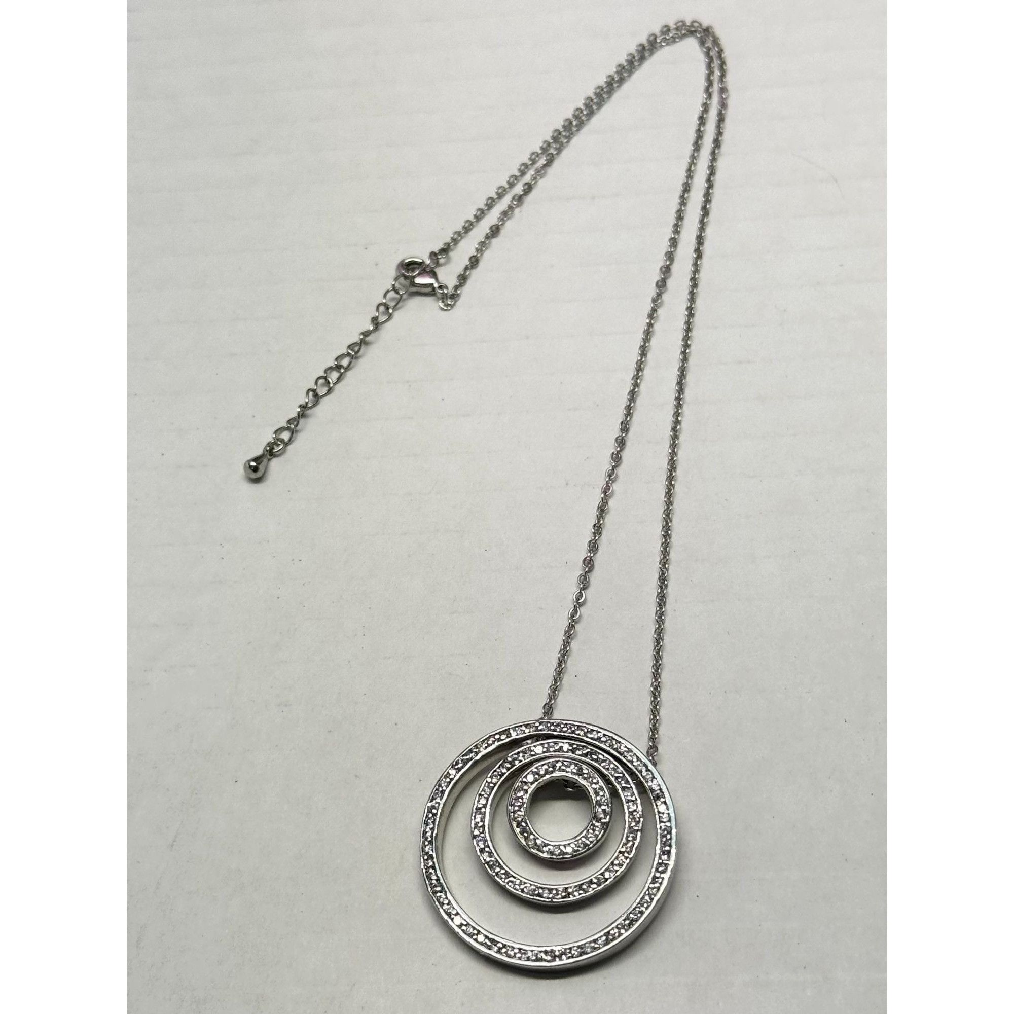 Vintage Vintage rhinestone rings necklace Size ONE SIZE - 3 Thumbnail