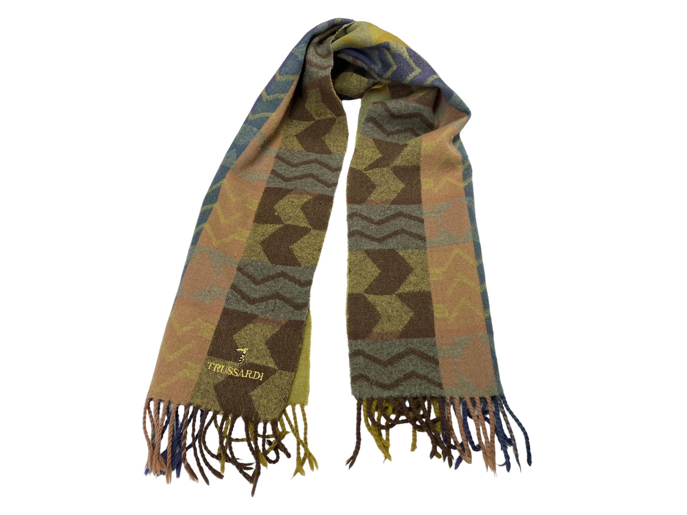 Trussardi Vintage Trussardi Wool & Silk Scarf Italian Designer Size ONE SIZE - 1 Thumbnail