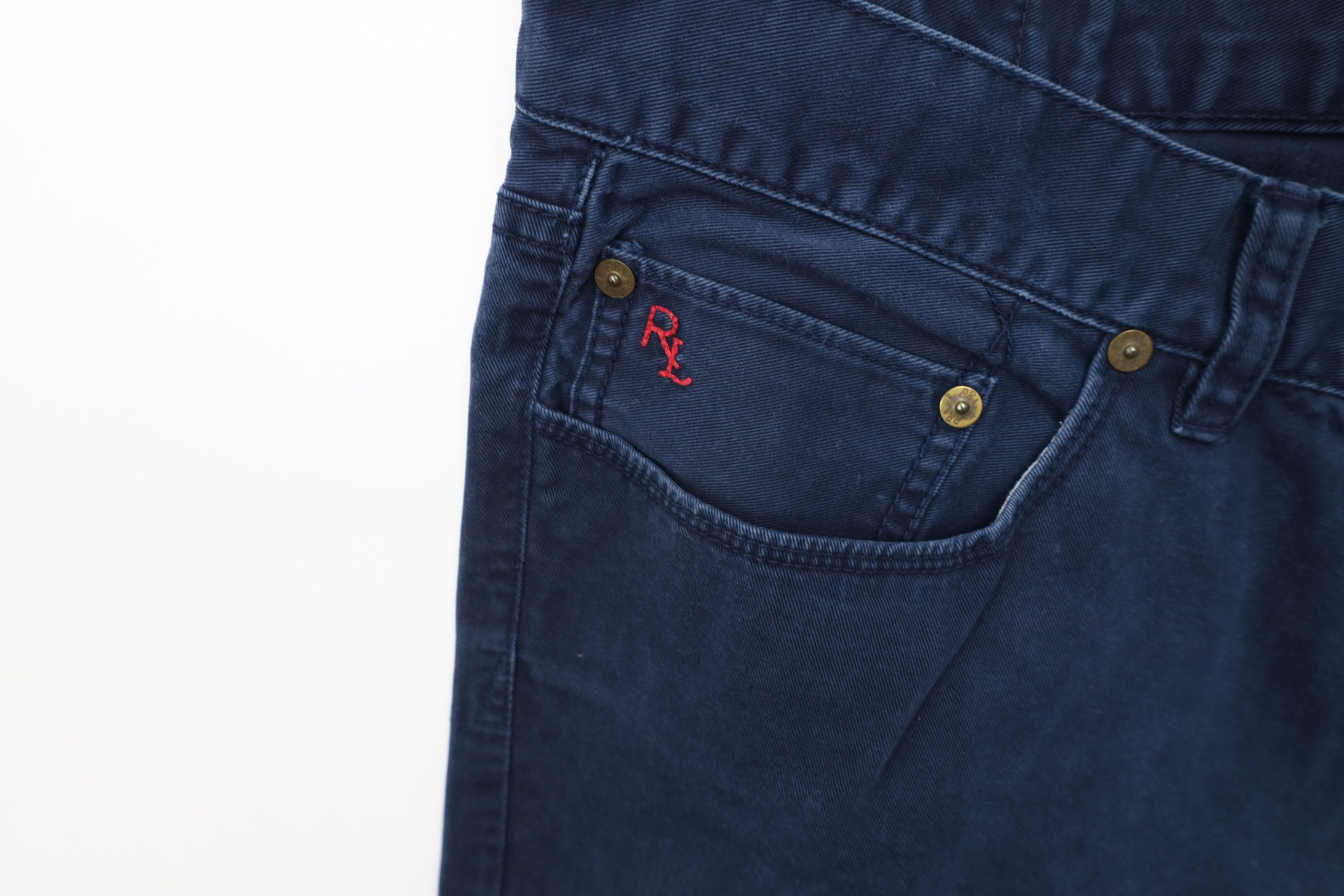 Ralph Lauren Vintage Y2K Ralph Lauren Twill Chino Pants Trousers Blue Size US 34 / EU 50 - 7 Thumbnail