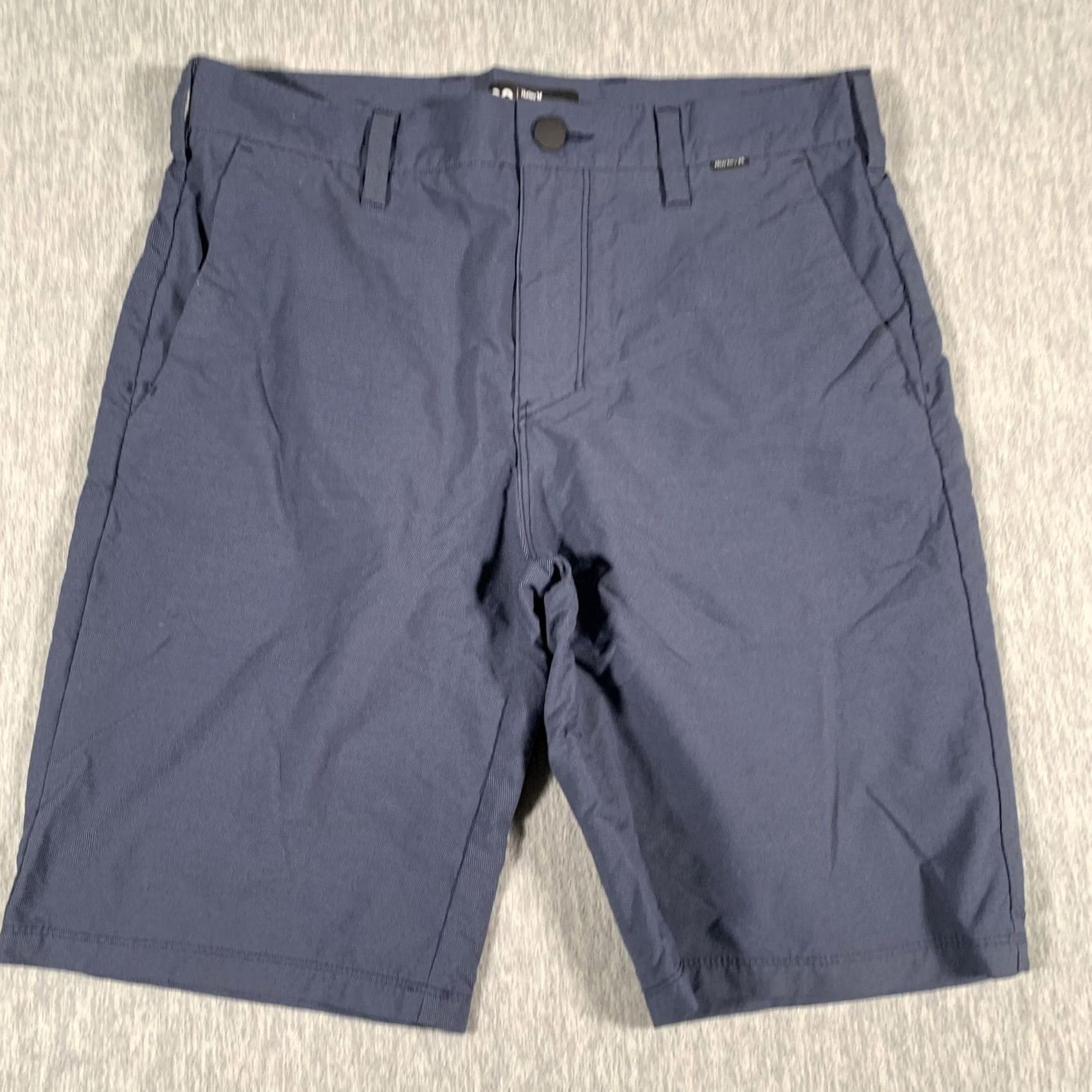 Hurley Hurley Mens Shorts 30 Navy Blue Chino Hybrid Golf Stretch Casual Nylon Blend Size US 30 / EU 46 - 3 Thumbnail
