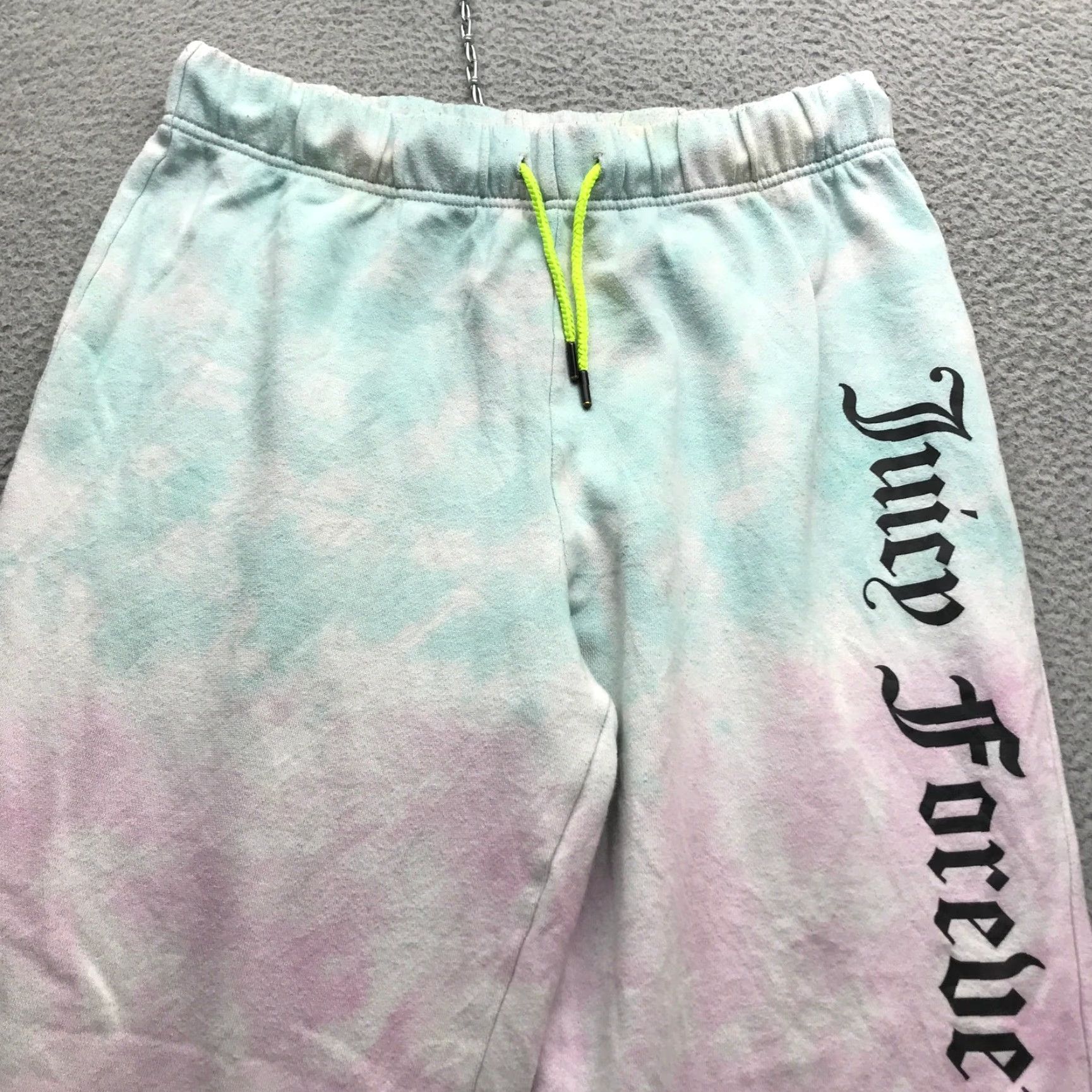 Juicy Couture Juicy Couture Forever 21 Jogger Sweatpants Womens M Pink Drawstring Logo Regular Fit Tapered Casual Pants Size 32" / US 10 / IT 46 - 7 Thumbnail