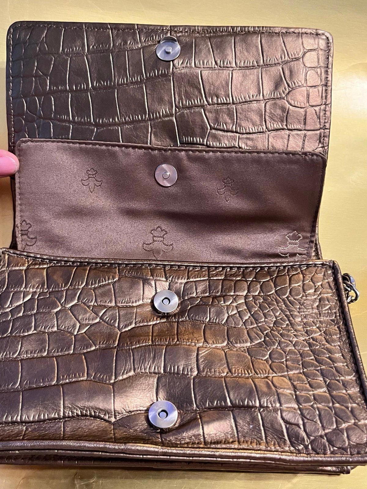 Judith Ripka Judith Ripka Croc Embossed Small Handbag Size ONE SIZE - 3 Thumbnail