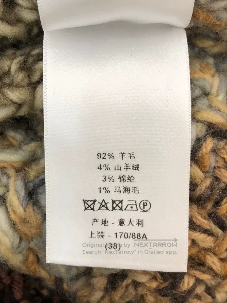 Dior Dior Colour-blocked wool knitted coat Size XS / US 0-2 / IT 36-38 - 7 Thumbnail