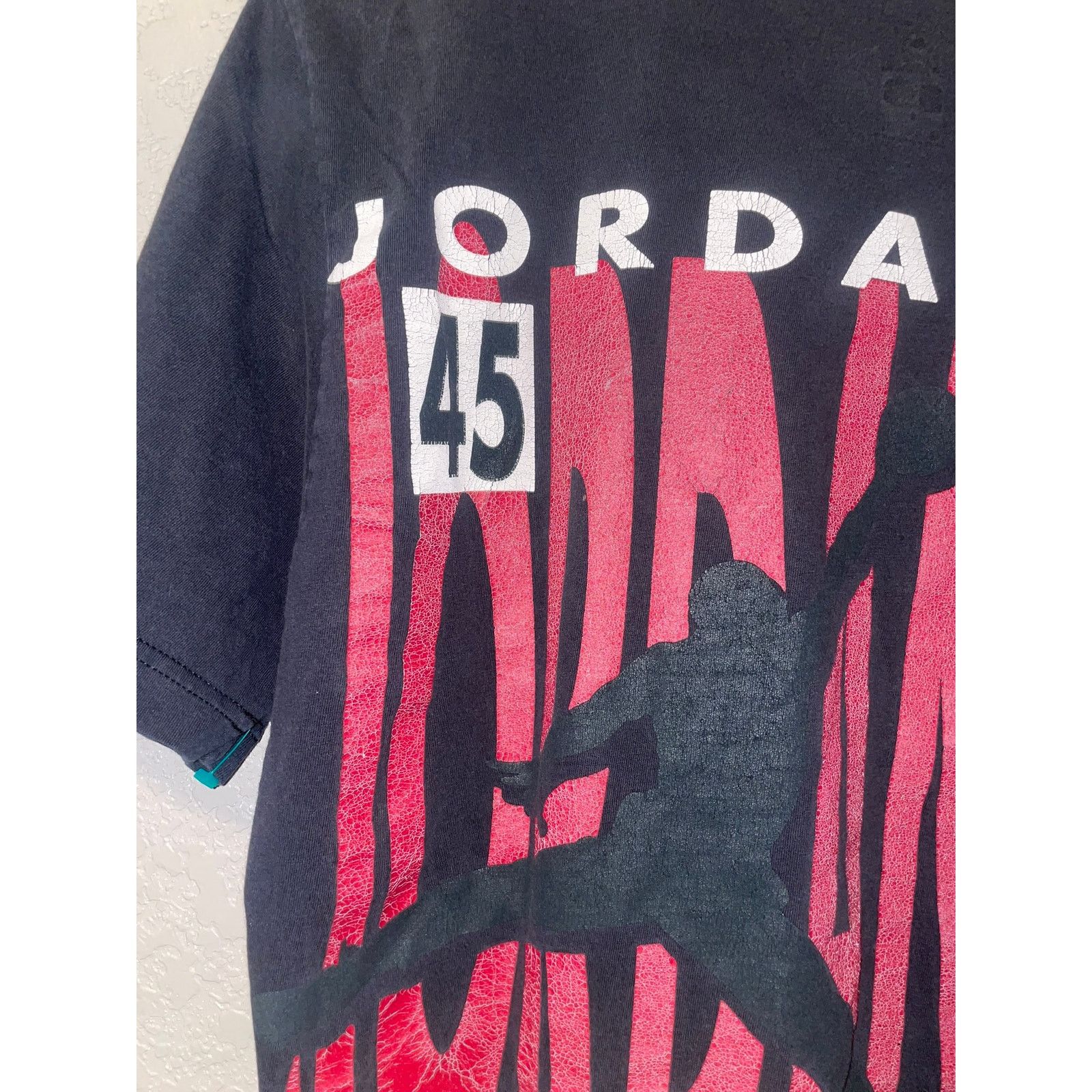 Jordan Brand Air Jordan Shirt 45 Double Nickel I'm Back Black Tee Large L Size US L / EU 52-54 / 3 - 6 Thumbnail