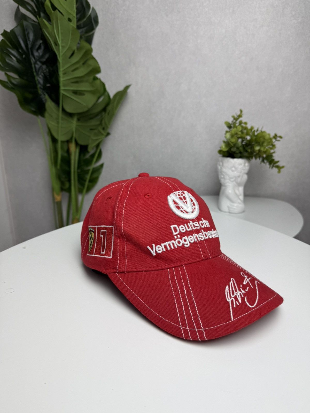 Ferrari F1 Michael Schumacher Ferrari Vintage 1996 Cap Rad Size ONE SIZE - 1 Thumbnail