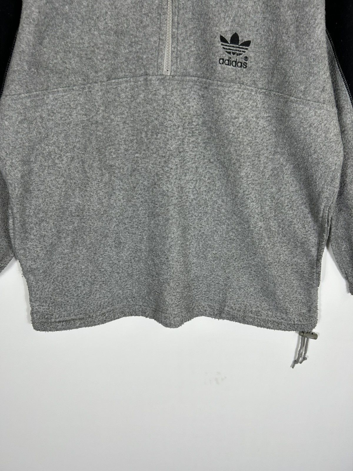 Adidas ⚡️Vintage Adidas Trefoil Half Zipper Sweatshirt Size US L / EU 52-54 / 3 - 5 Thumbnail