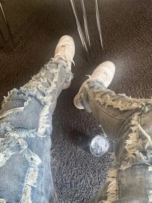 Designer Opium Denim Blue Size US 34 / EU 50 - 4 Thumbnail
