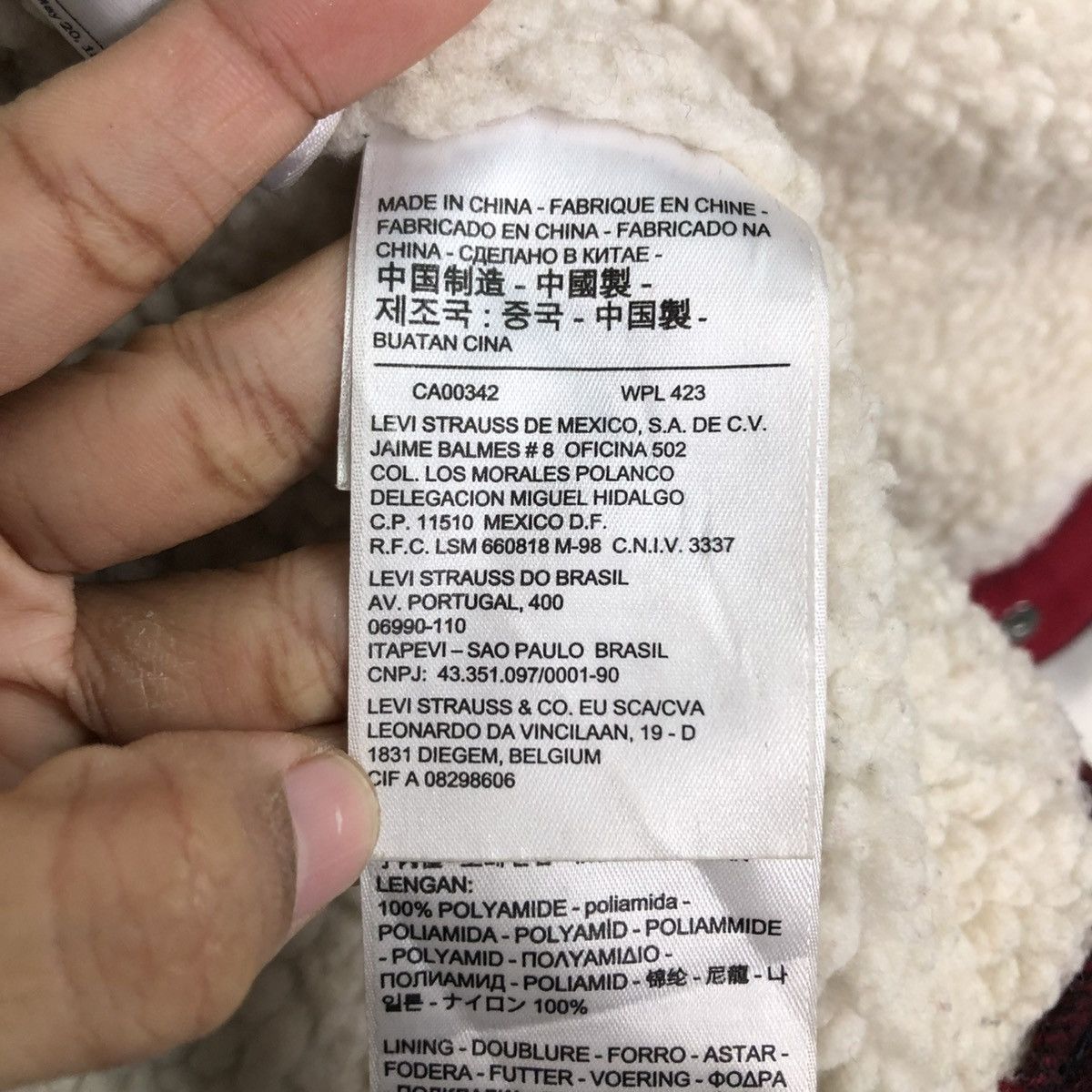 Levi's 🔥VINTAGE CHORE WOOL JACKET BLANKET LEVI’S TARTAN DESIGN Size US M / EU 48-50 / 2 - 25 Thumbnail
