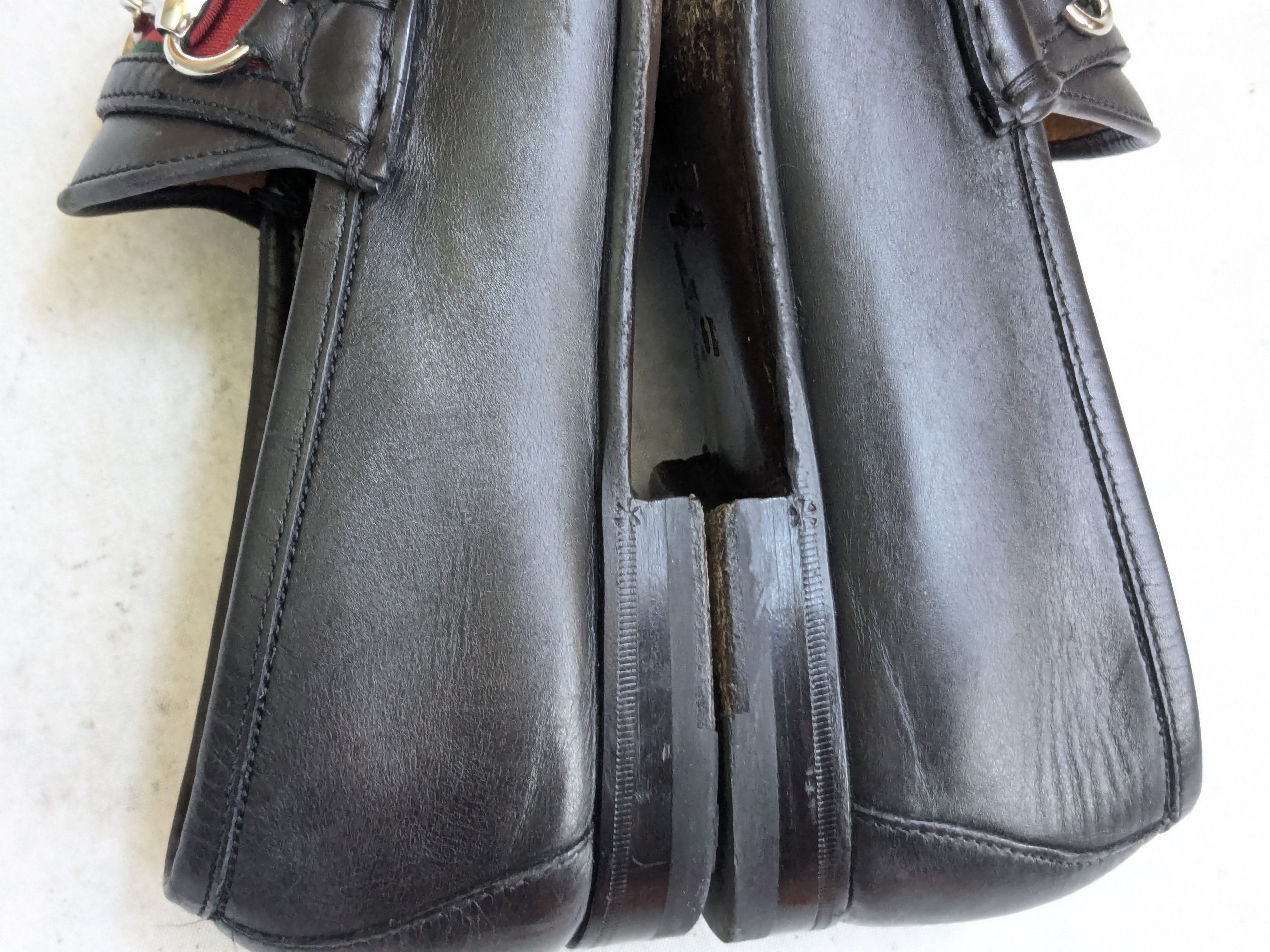 Gucci Gucci Horsebit Black Leather 6.5 Snaffle Size US 6.5 / EU 39-40 - 6 Thumbnail