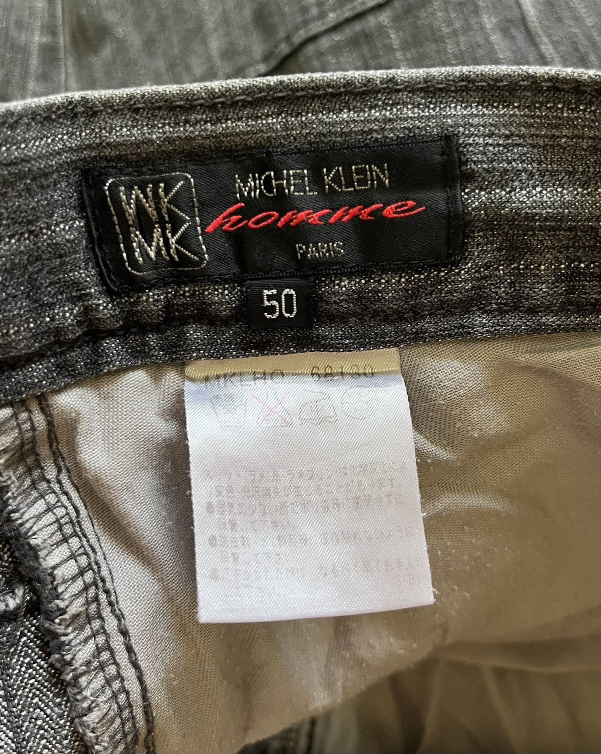 Michel Klein Michel Klein Sashiko Boro Style Jeans Pant Size US 33 - 3 Thumbnail