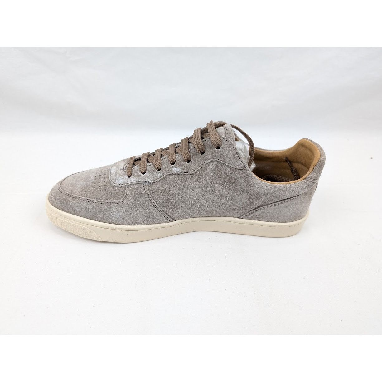 Brunello Cucinelli o1rshd1 Suede Low-Top Sneakers in Beige Size US 8 / EU 41 - 7 Thumbnail