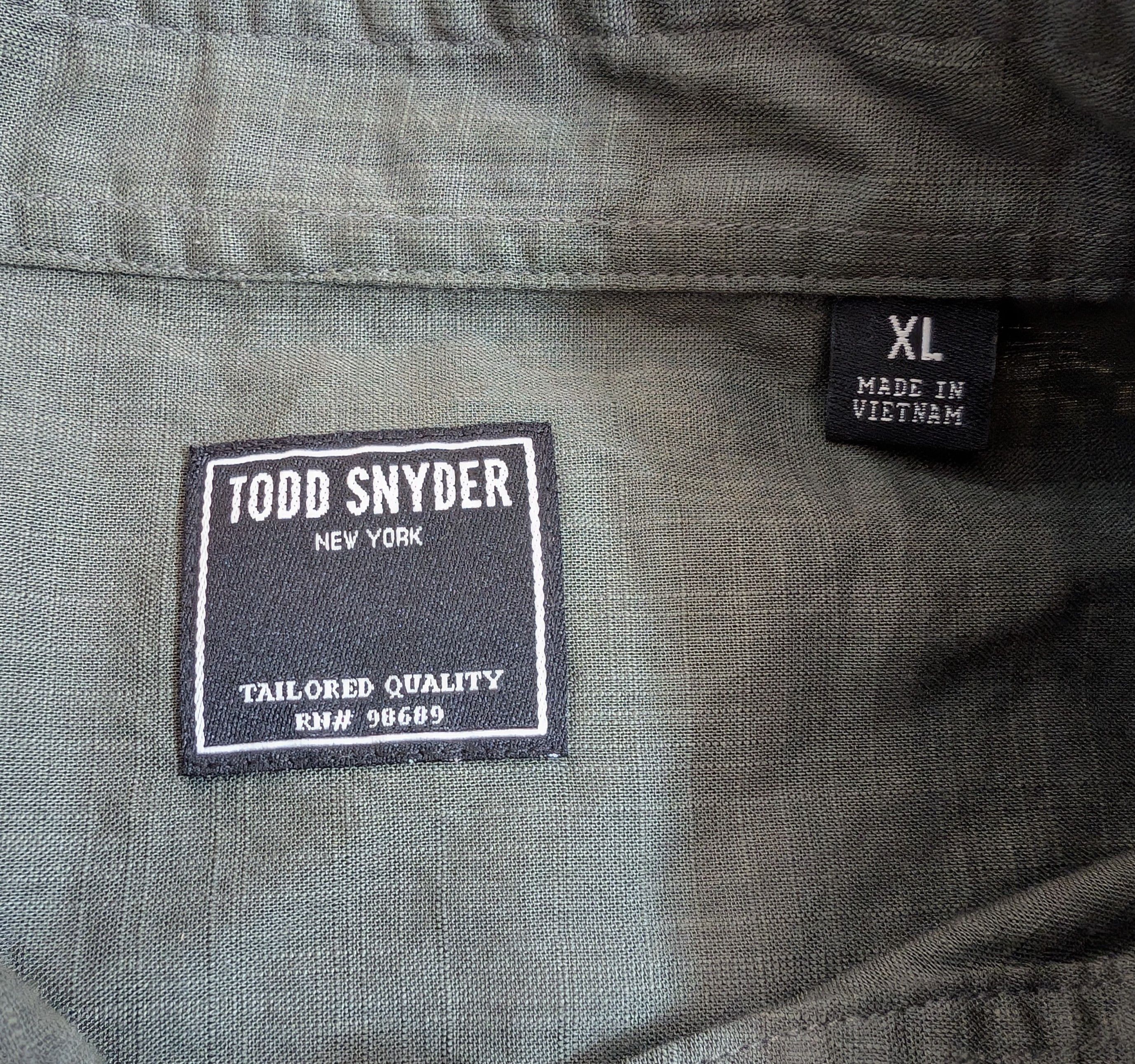 Todd Snyder Todd Snyder Short Sleeve 100% Cotton Button Up Shirt Size US XL / EU 56 / 4 - 3 Thumbnail