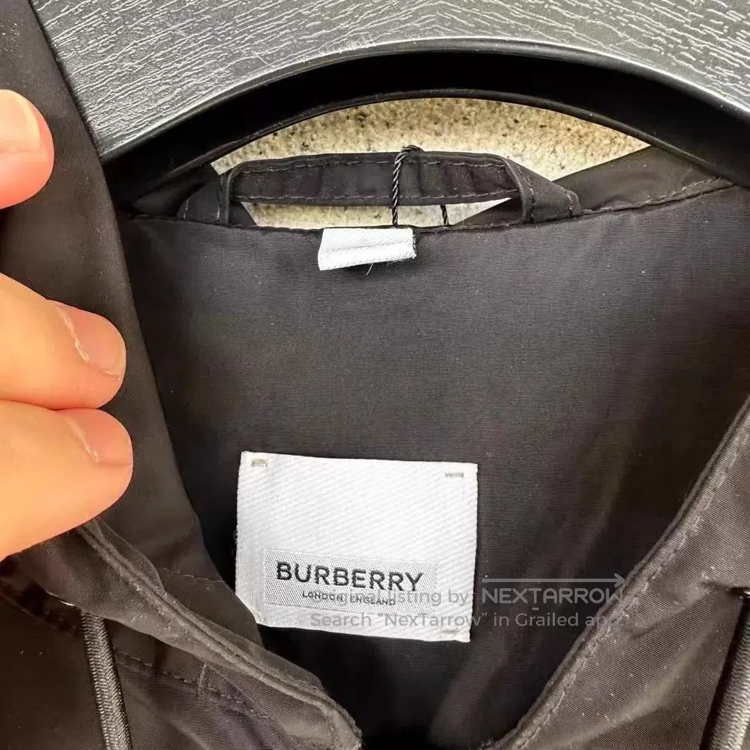 Burberry Black Hooded Zip-Up Jacket Size M. Size US M / EU 48-50 / 2 - 2 Thumbnail