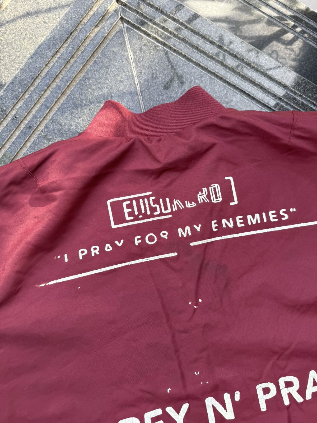 Evisu 90’s EVISU PREY N PRAY RARE MULTI BACK LOGO RETRO Y2K JACKET Size US XXL / EU 58 / 5 - 3 Thumbnail