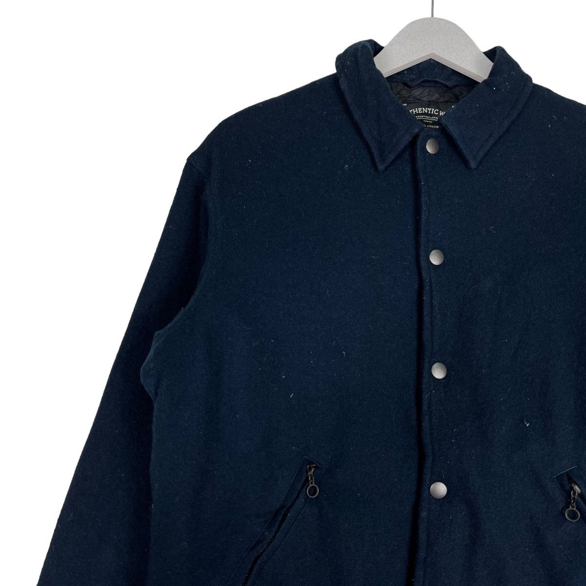 United Arrows 🔥 GREEN LABEL RELAXING UNITED ARROWS WOOL BOMBER JACKET Size US M / EU 48-50 / 2 - 7 Thumbnail