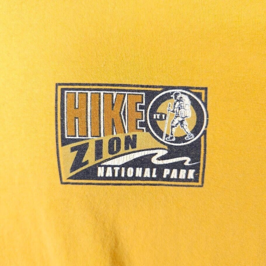 Other Hike Zion T Shirt Mens Size Medium Yellow National Park Size US M / EU 48-50 / 2 - 3 Thumbnail